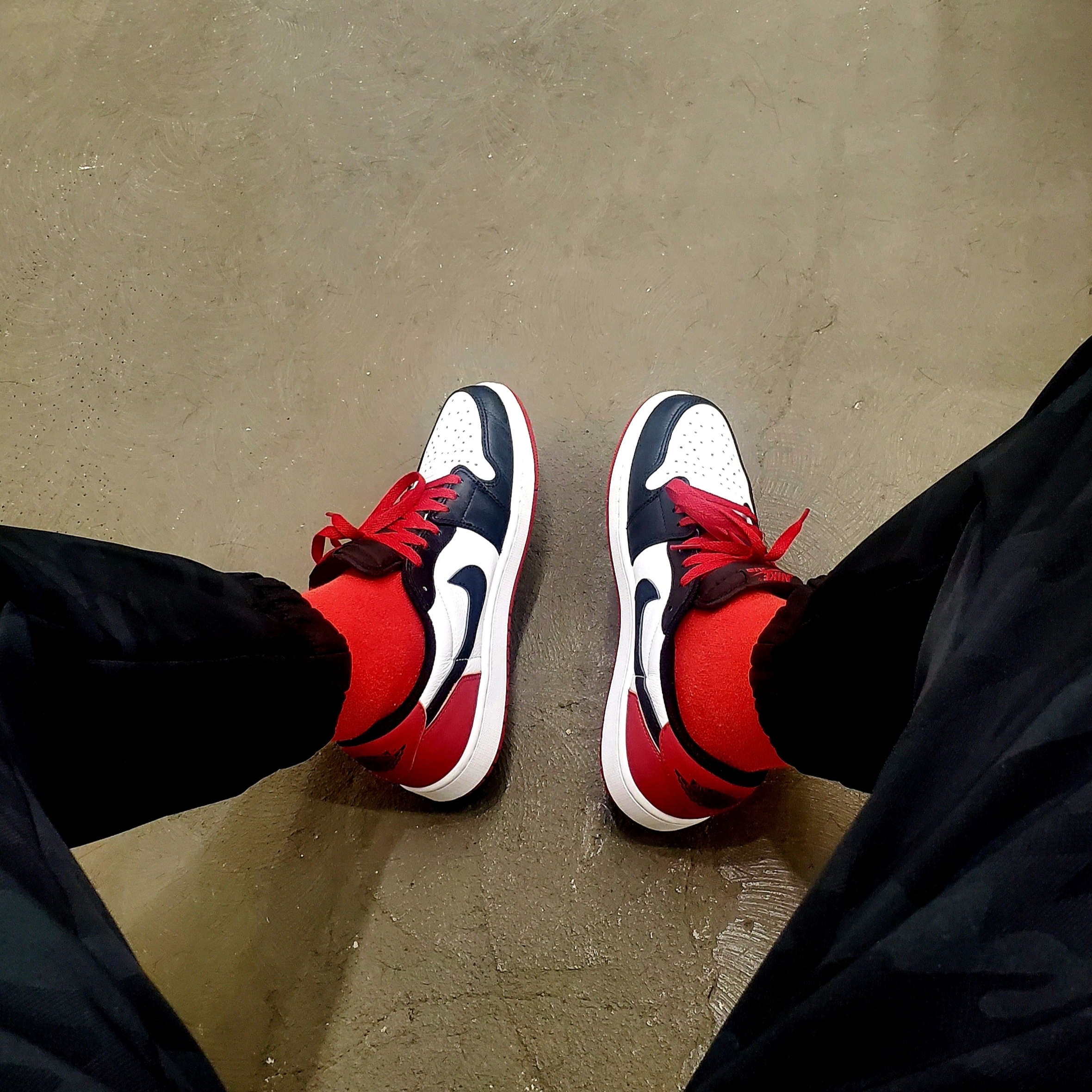 Jordan 1 Low Black Toe 착용 스타일