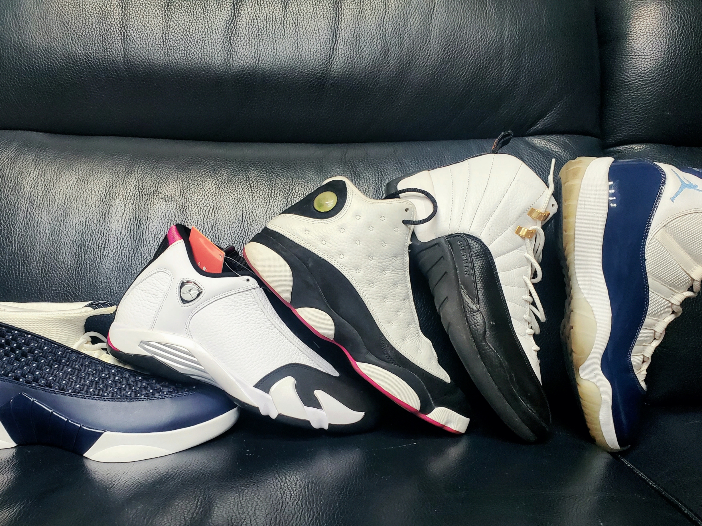 Jordan 11 Retro Win Like 82 UNC, Jordan 14 Retro Black Toe 2024 착용 스타일