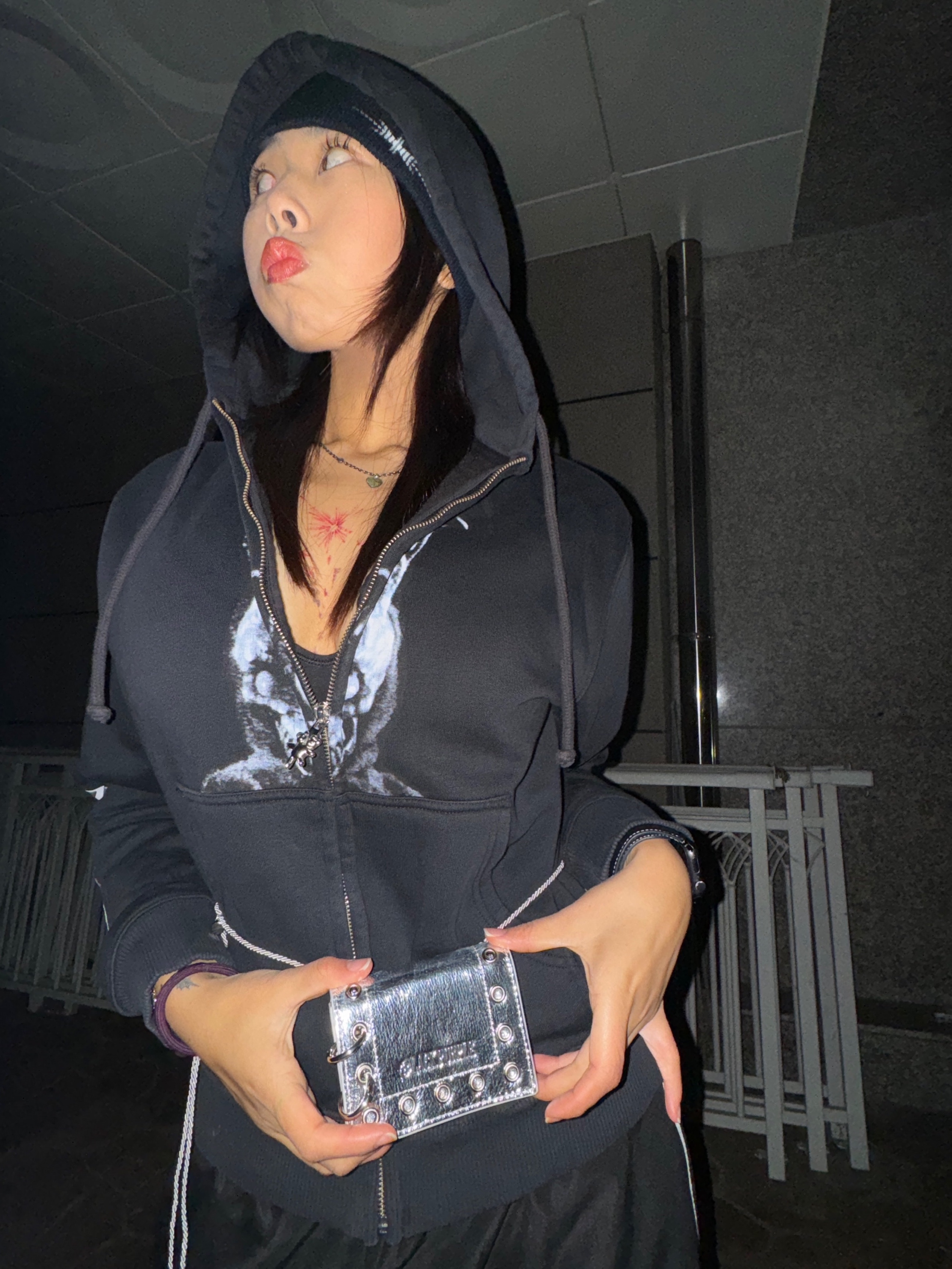 Nike Air Force 1 '07 Low White, Gucci Heart Necklace With Interlocking G Silver 착용 스타일 - 5
