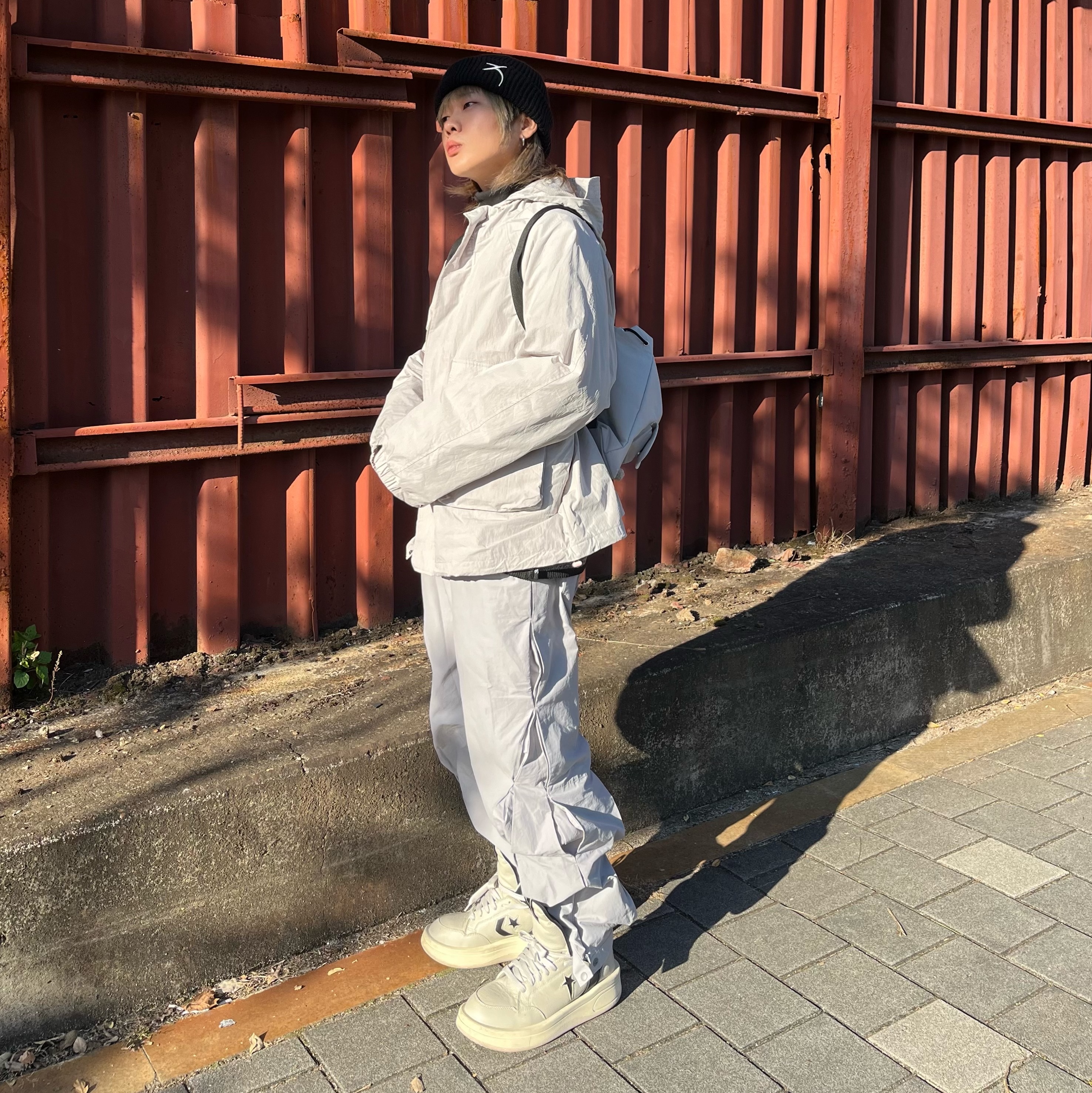 Converse x Drkshdw Turbowpn Pelican 착용 스타일 - 3