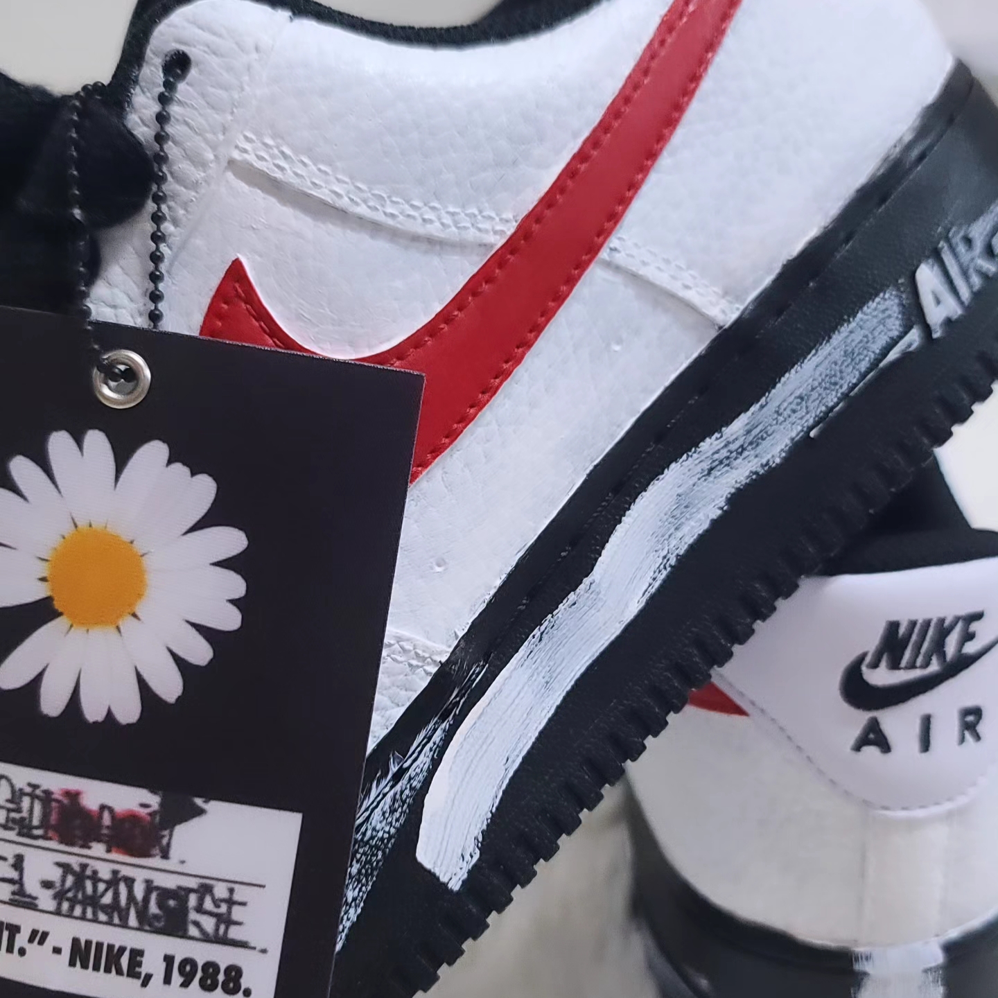 Nike x Peaceminusone Air Force 1 Low Para-Noise 3.0 Black and Multicolor, Nike x Peaceminusone Air Force 1 Low Para-Noise 2.0 착용 스타일 - 2