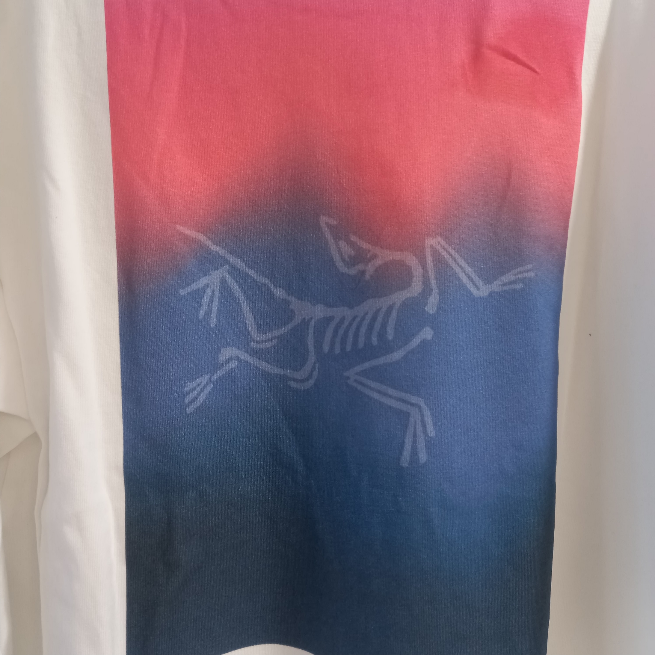 Arc'teryx Kragg Cotton Heatmap LS T-Shirt White Light Multi 착용 스타일 - 4