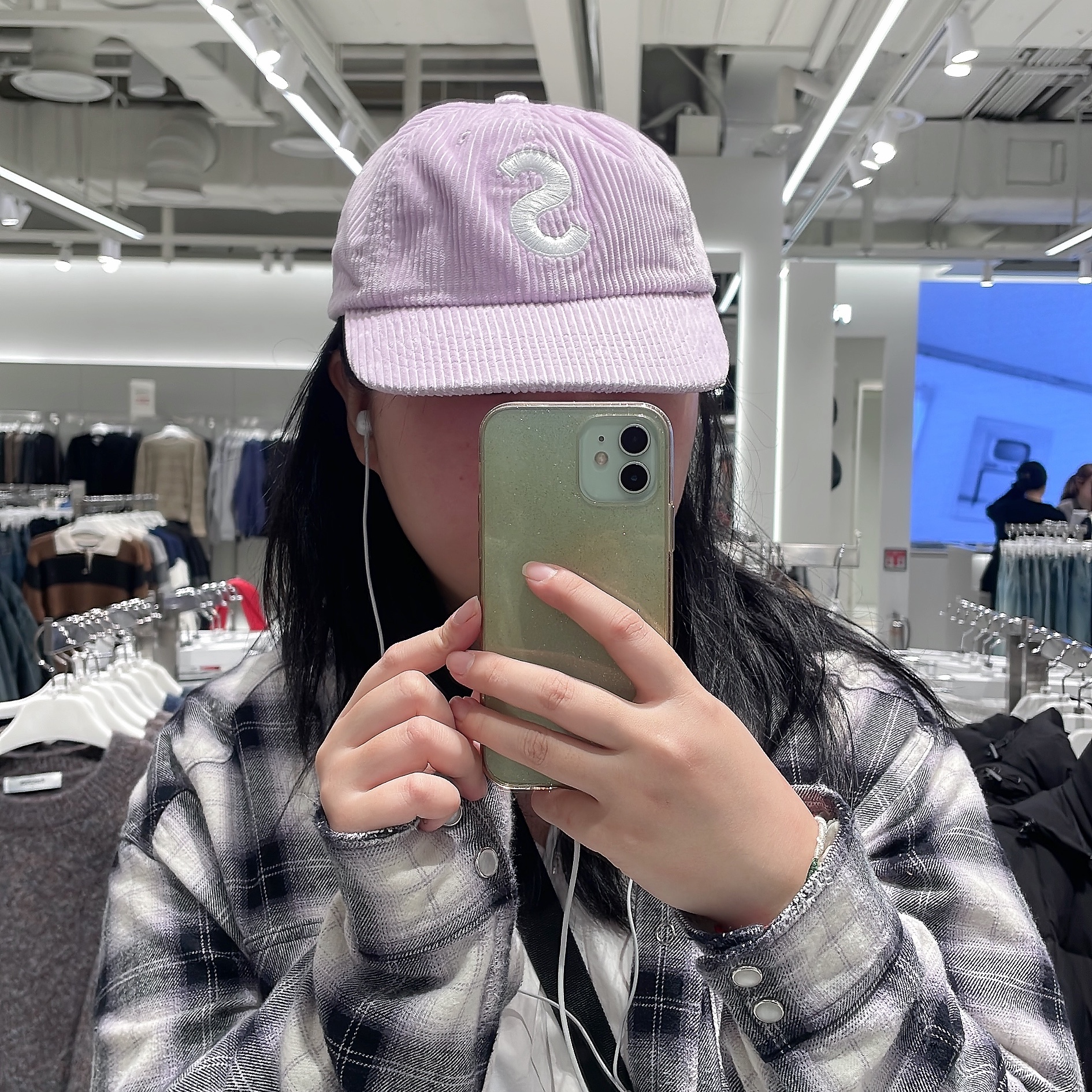 Supreme Corduroy S Logo 6-Panel Light Purple - 24FW 착용 스타일 - 3