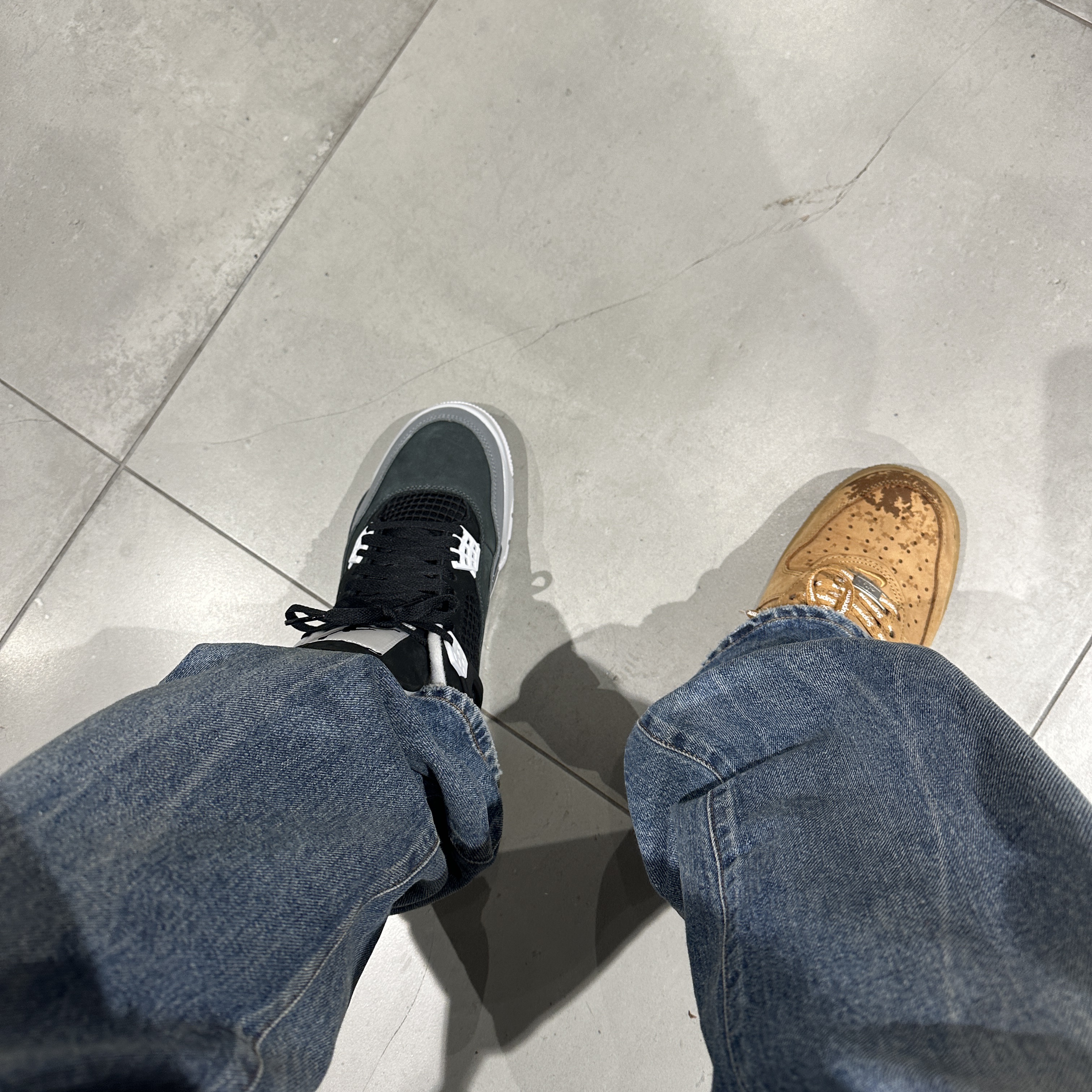 Jordan 4 Retro Fear 2024 착용 스타일