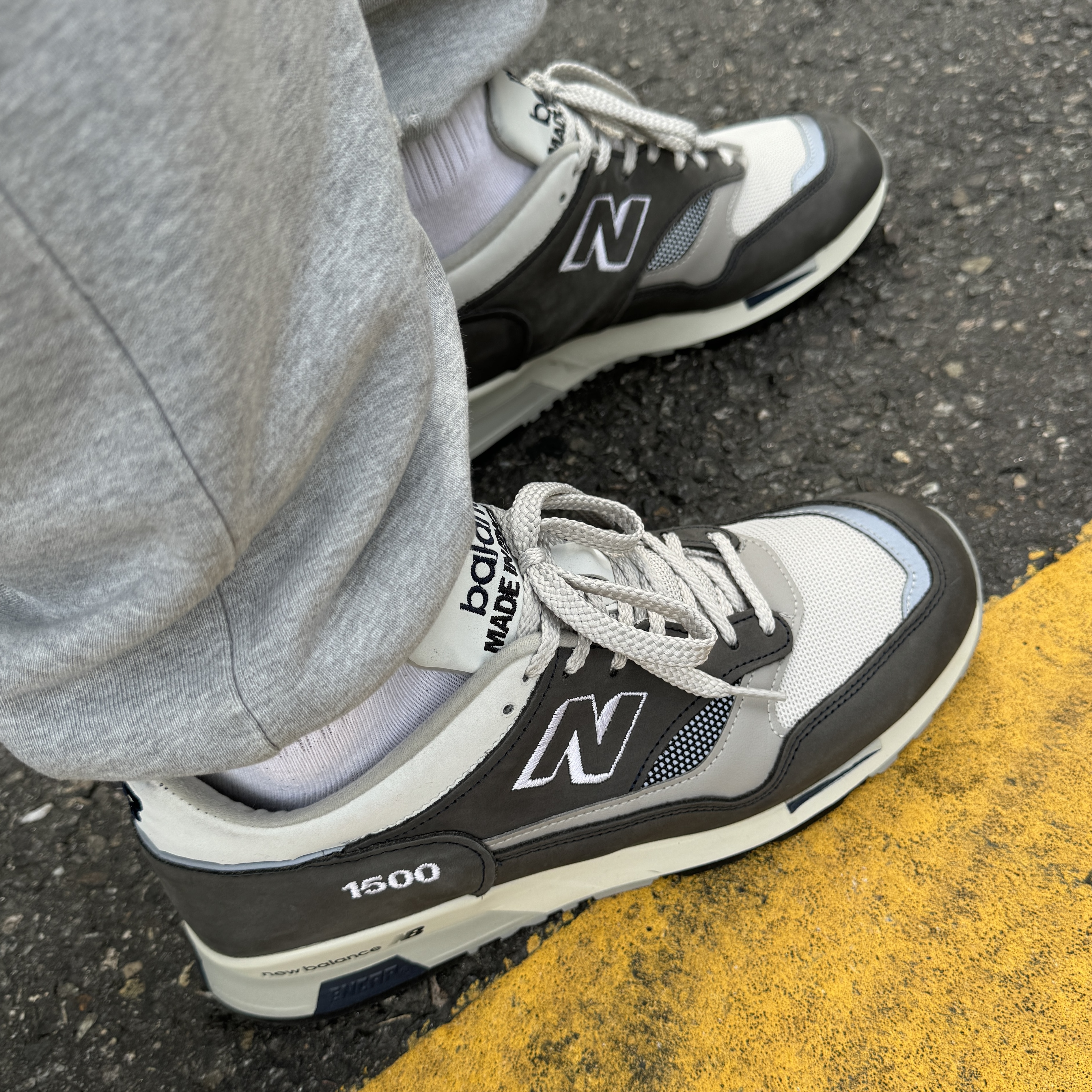 New Balance 1500 Made in UK 35th Anniversary Grey 착용 스타일
