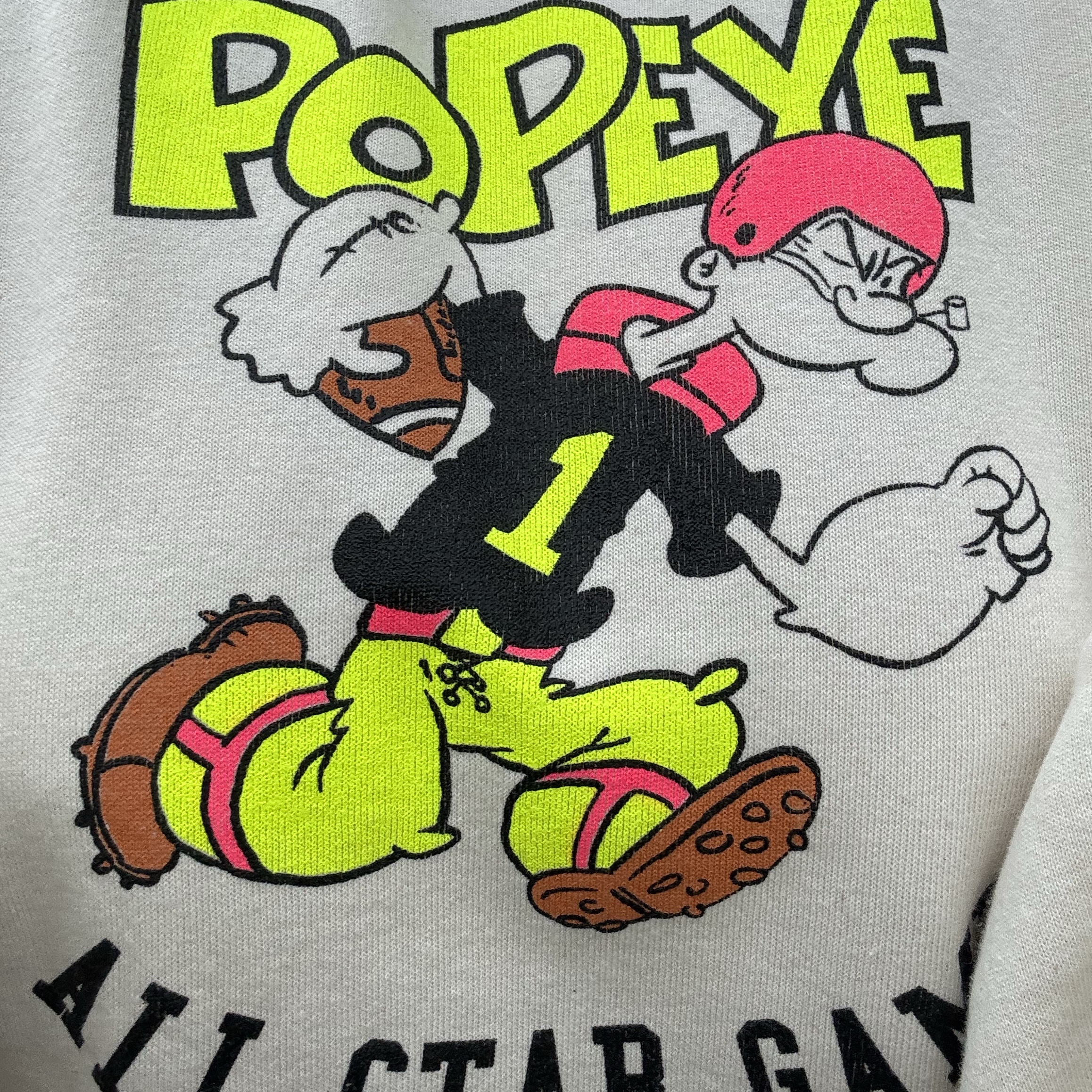 Wild Donkey All Star Crewneck Sweatshirt Natural - 24FW 착용 스타일