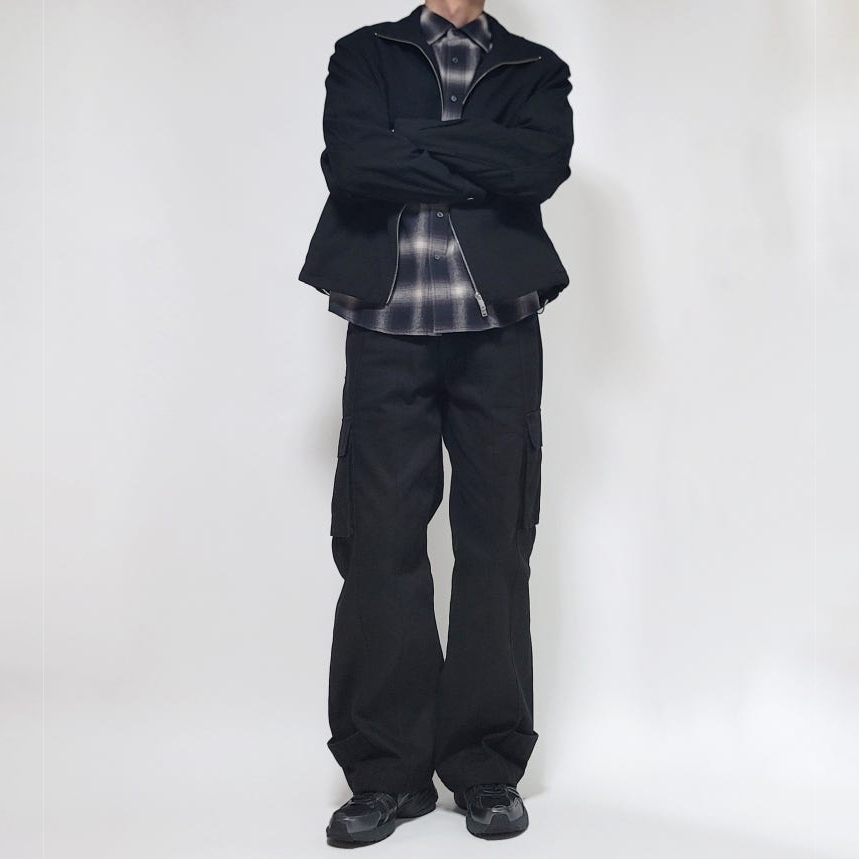 Nike V2K Run Black Anthracite 착용 스타일