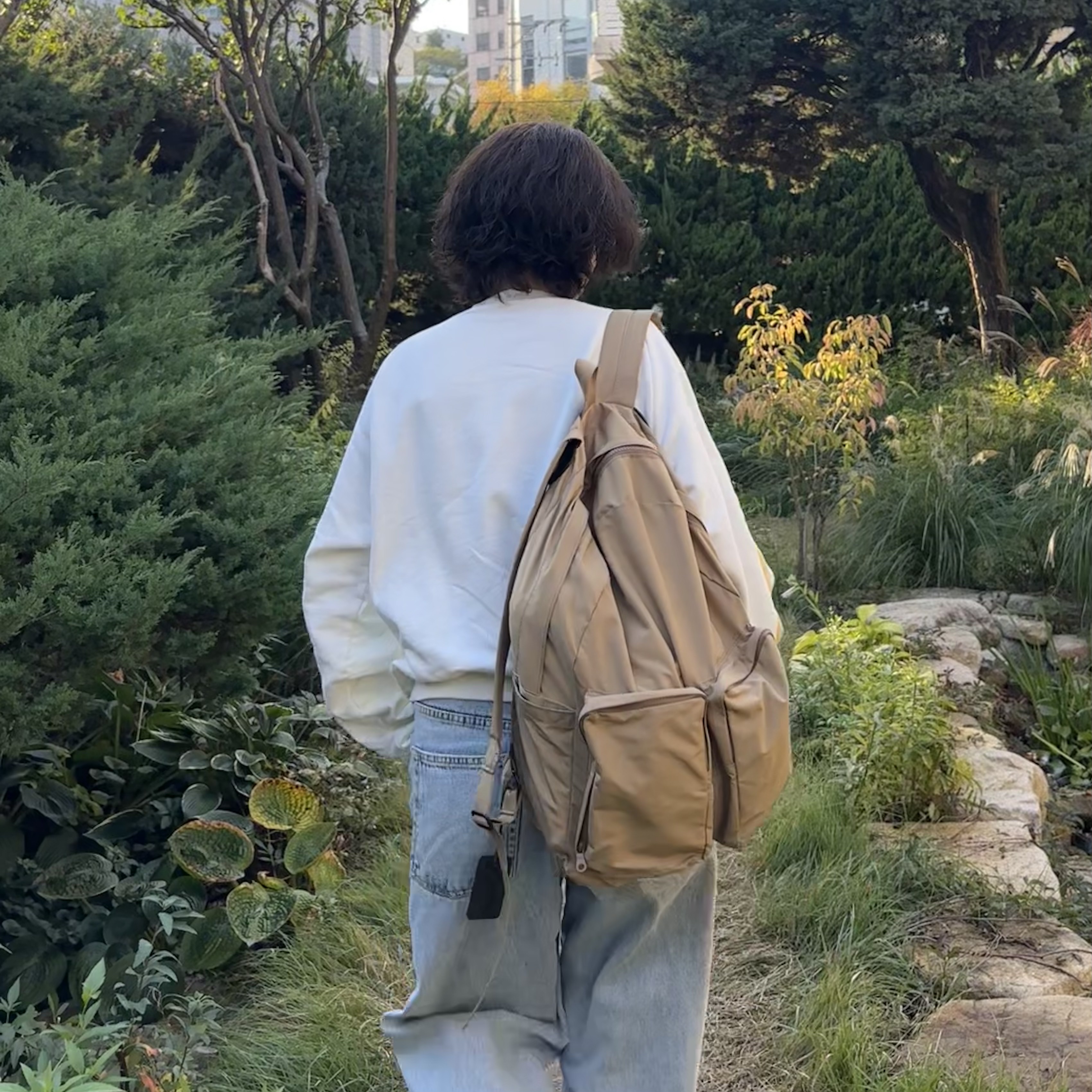 Kapital 30 Fleece Cookie Pocket Golf Sweatshirt Gale Coneybowy PT White, Polar Skate Co Big Boy Jeans Light Blue 착용 스타일 - 2