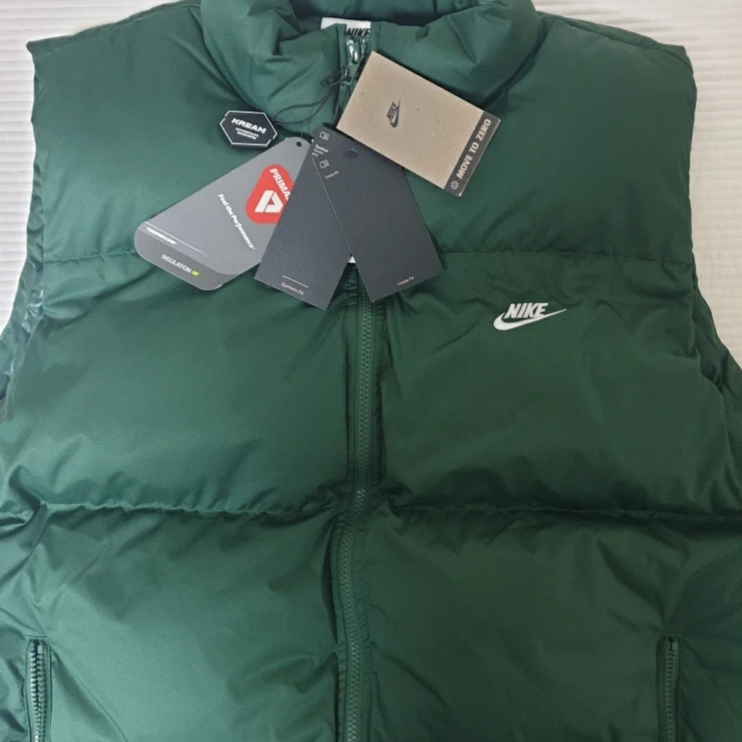 Nike NSW Club Primaloft Water-Repellent Puffer Vest Fir - Asia 착용 스타일