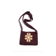 NiRO.SERENDiPiTY Jjj Daisy Knit Bag Brown #666