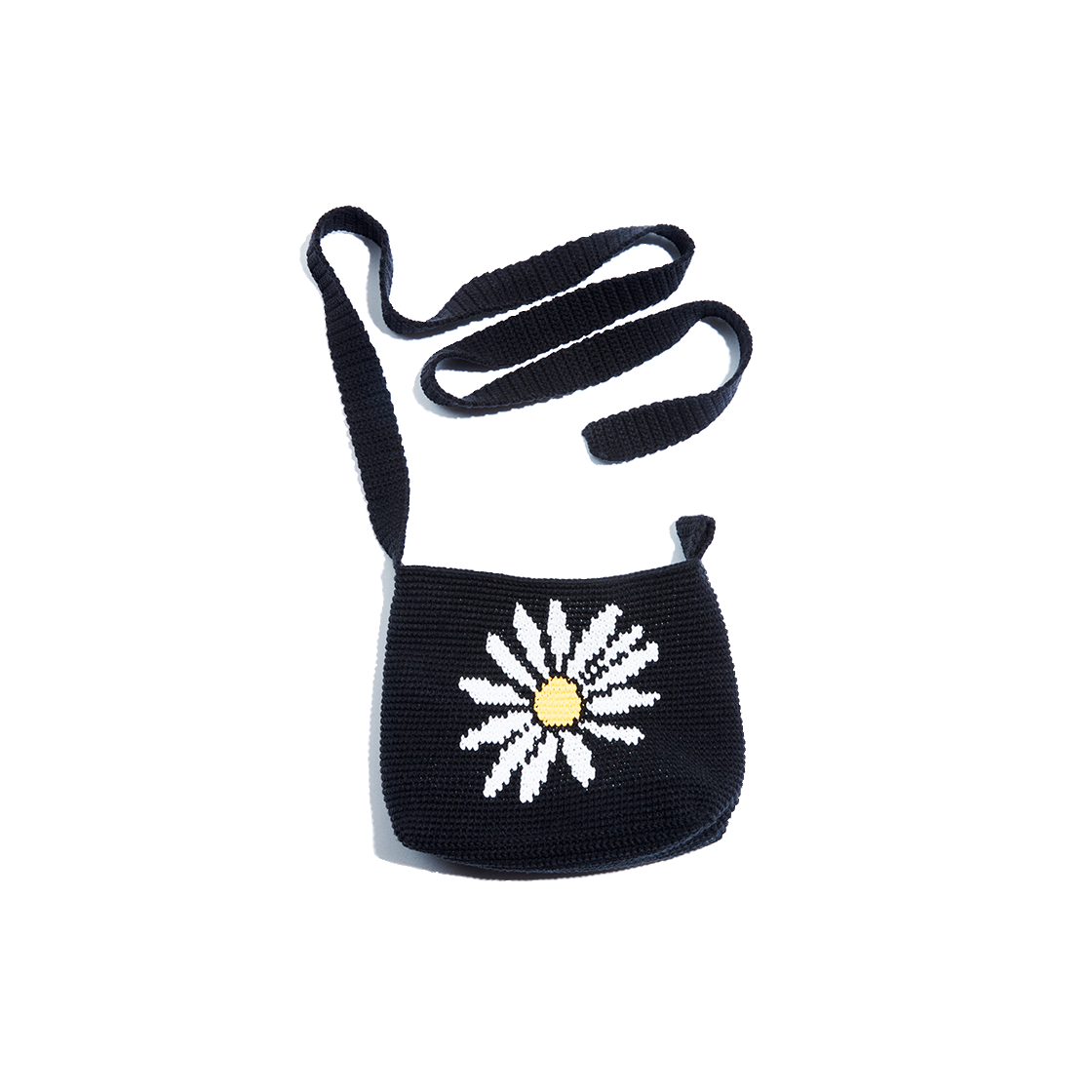 #940 NiRO.SERENDiPiTY NiRO.SERENDiPiTY Daisy Knit Shoulder Bag Black #940