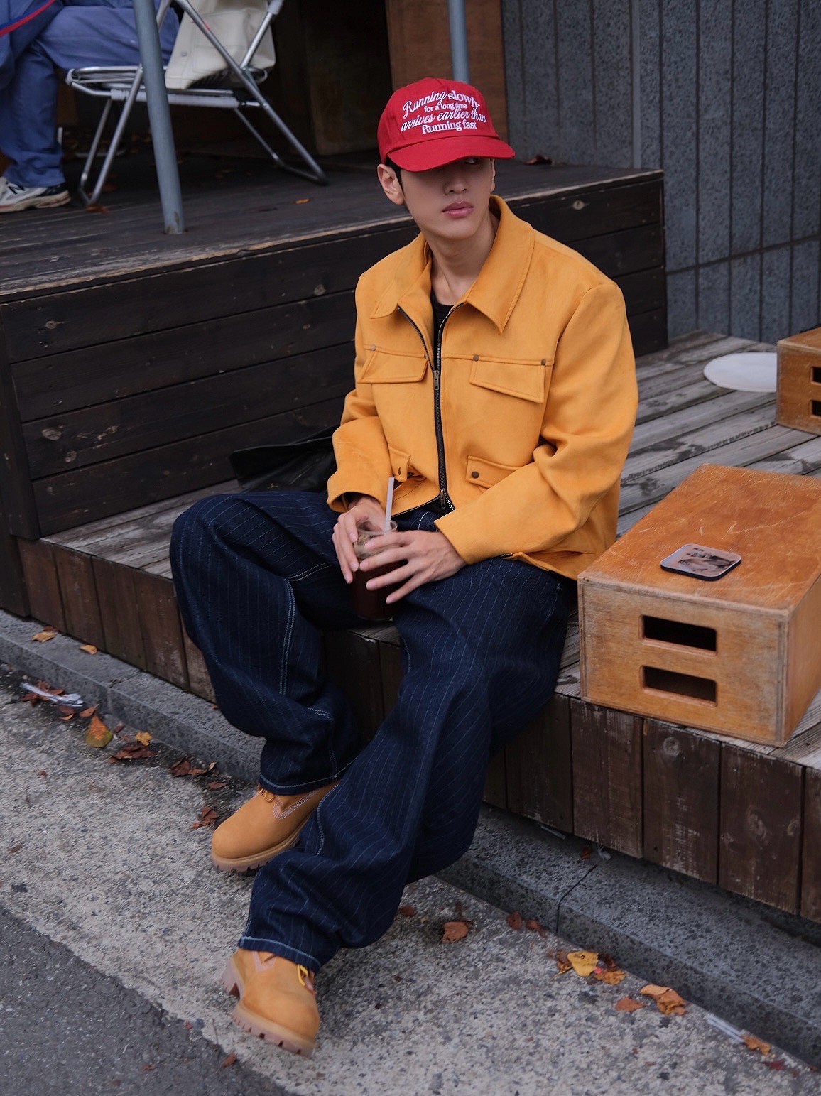 Timberland Premium 6 inch Waterproof Boot Wheat Nubuck - Wide 착용 스타일 - 2