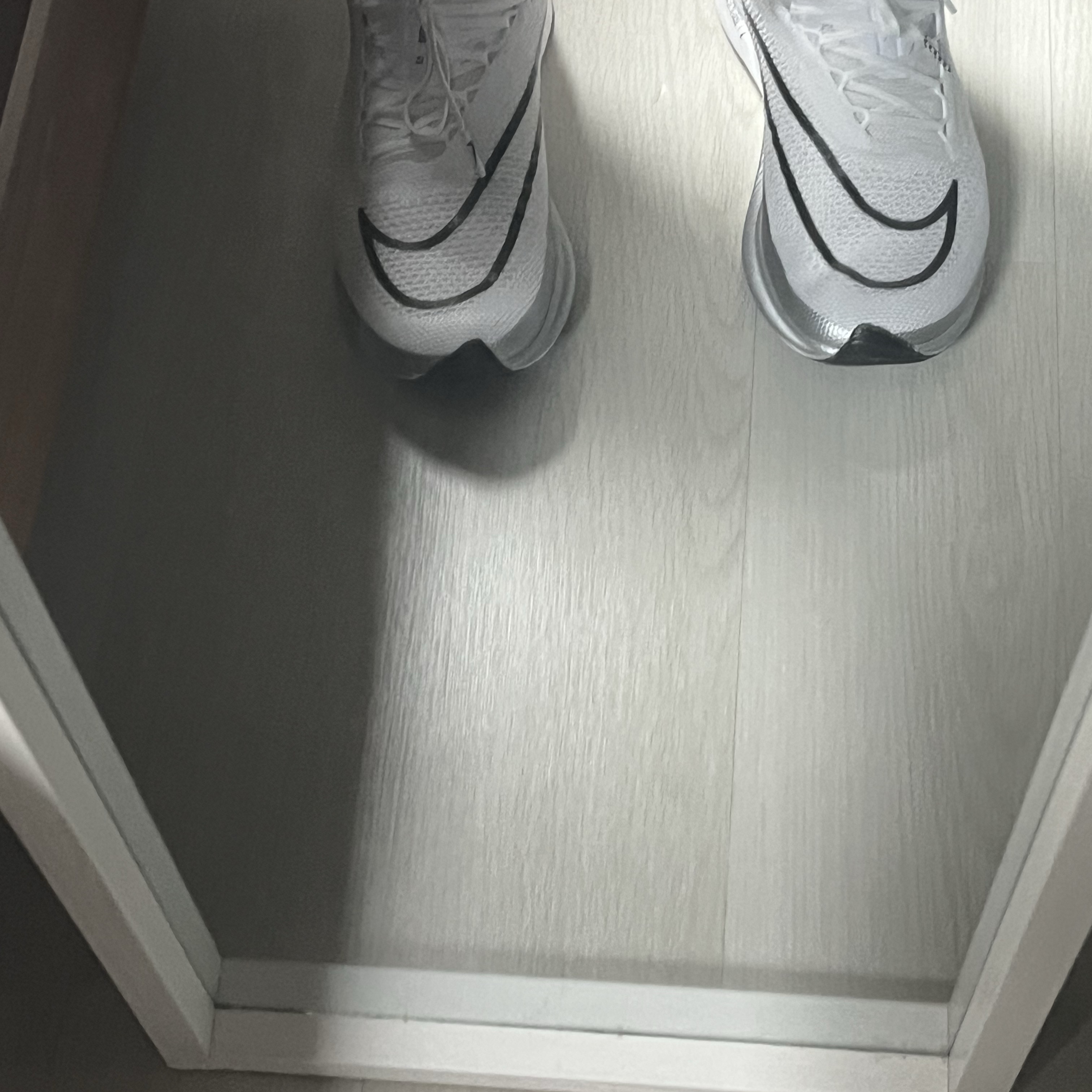 Nike ZoomX Streakfly White Metallic Silver 착용 스타일 - 2