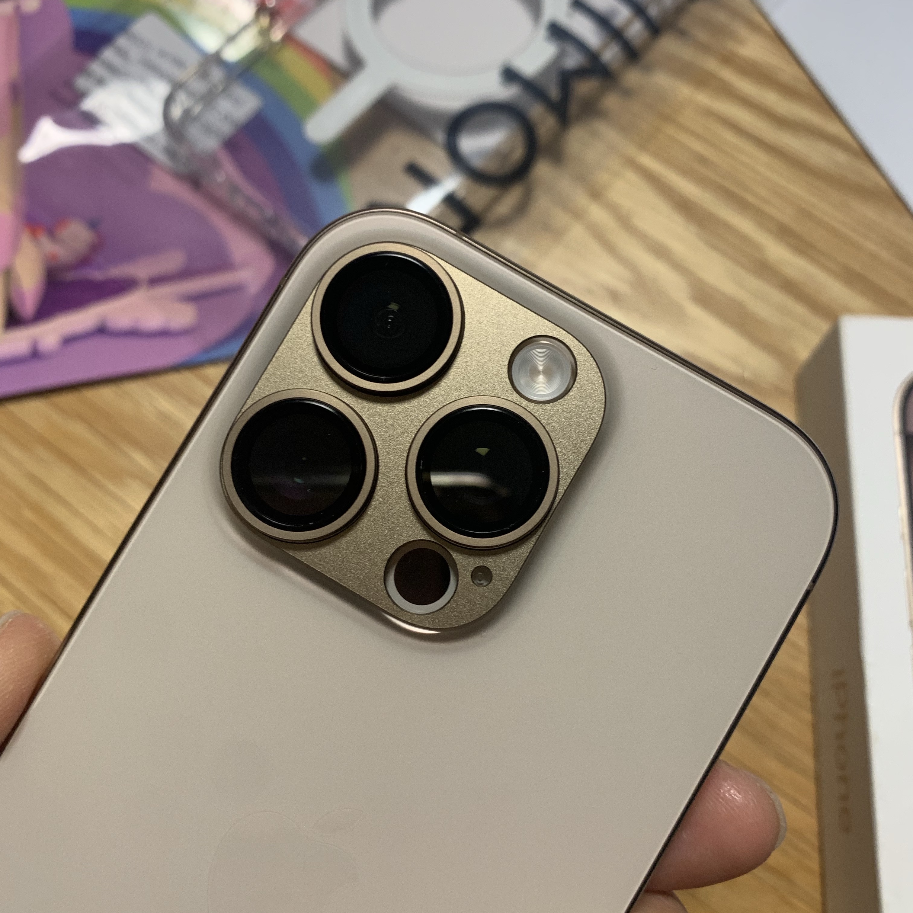Apple iPhone 16 Pro 256GB Desert Titanium (Korean Ver.) 착용 스타일