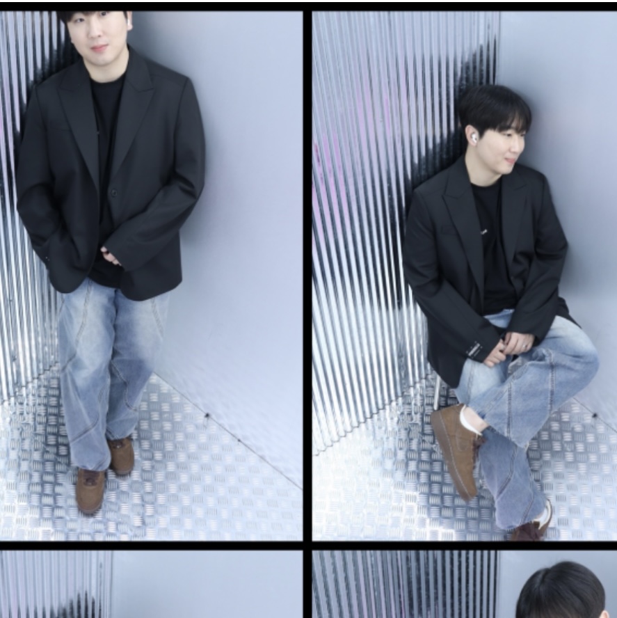 Zara x Ader Error Oversize Blazer Black, (W) Nike Air Force 1 '07 Cacao Wow 착용 스타일
