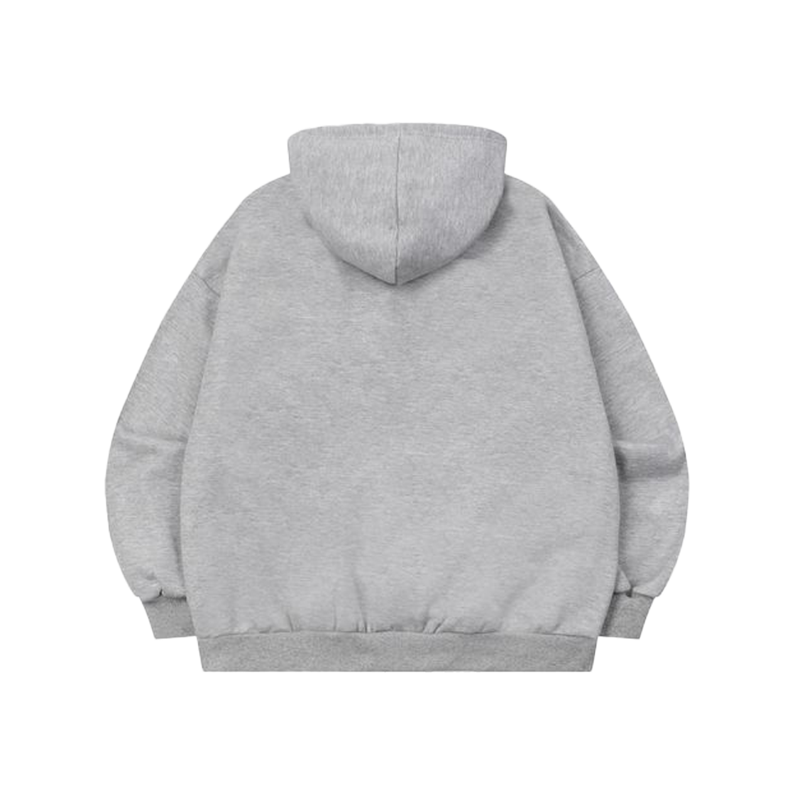 무센트 하트 레터링 후드 티 그레이(MUCENT Heart Lettering Hood T Gray) - 2