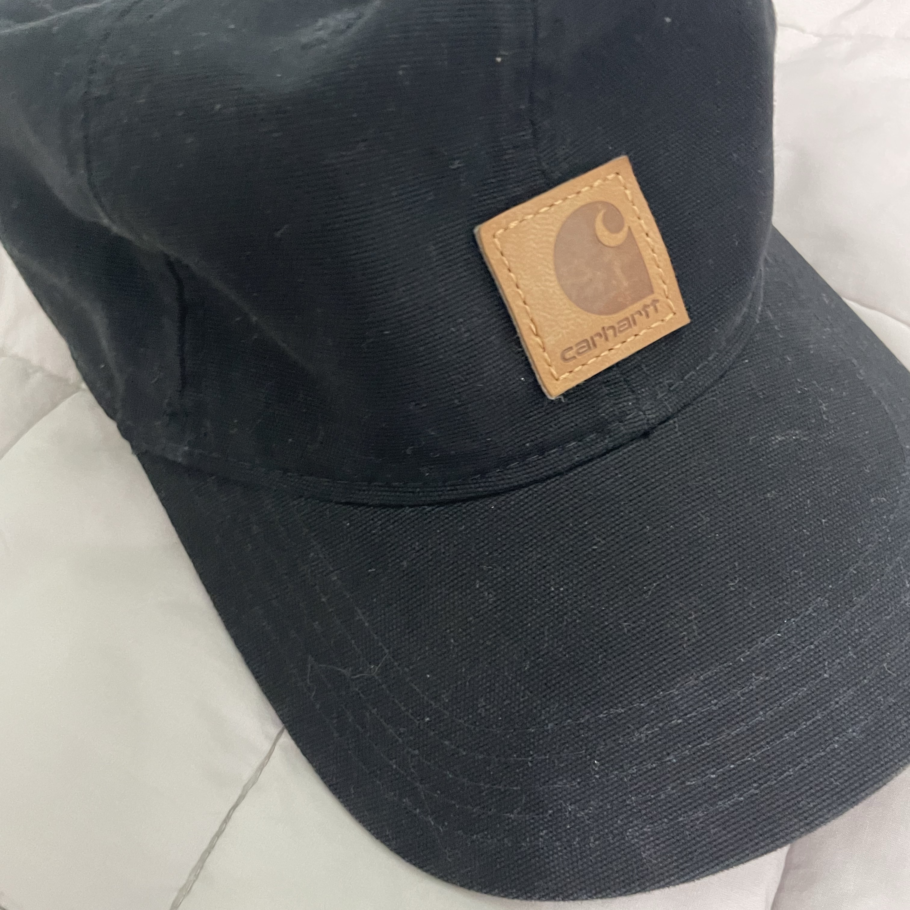 Carhartt Canvas Cap Black 착용 스타일
