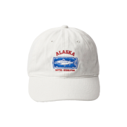 Hotel Cerritos Alaska Salmon Ball Cap White