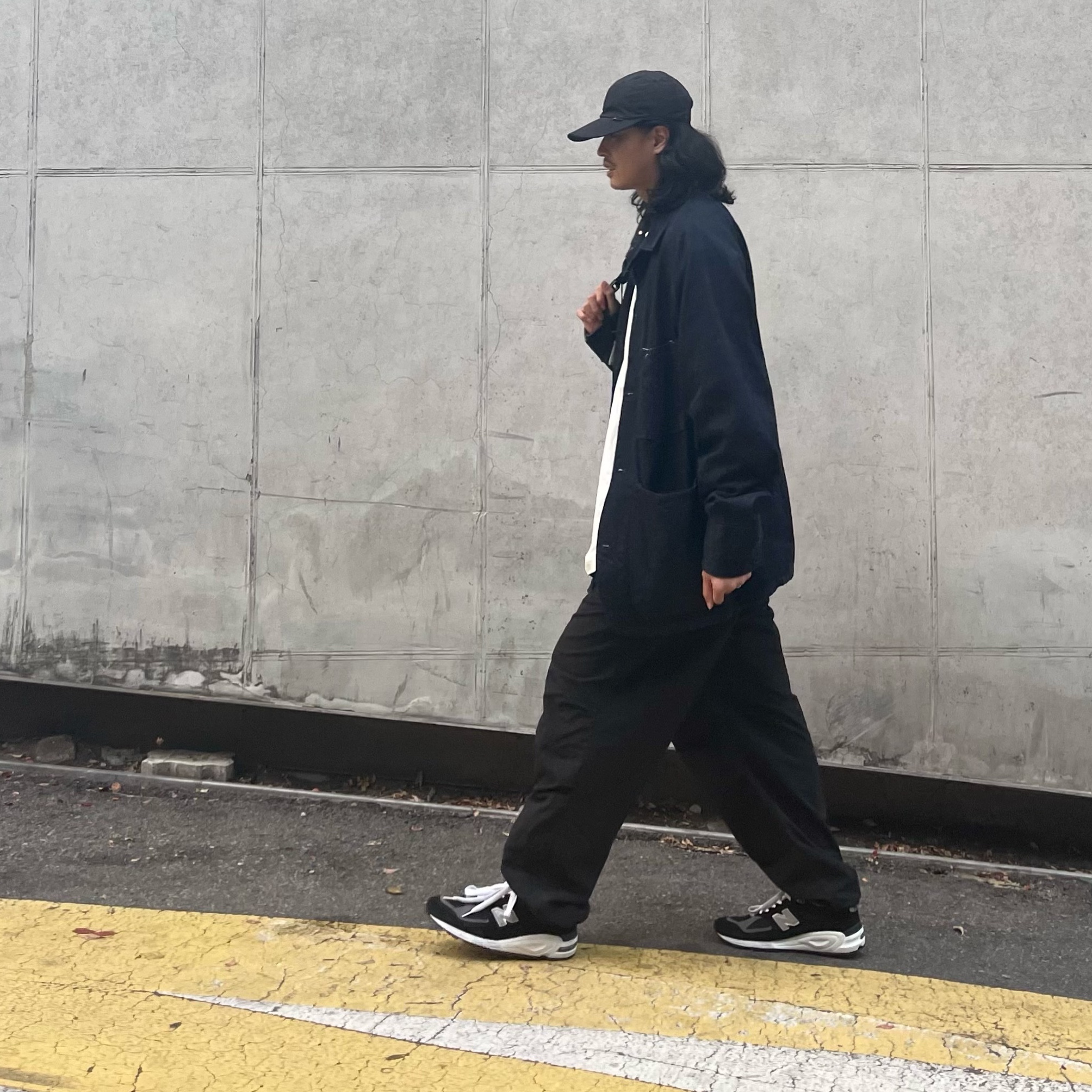 Kapital 12 oz. Denim Cactus Coverall (Black Thread Ver) Indigo 착용 스타일