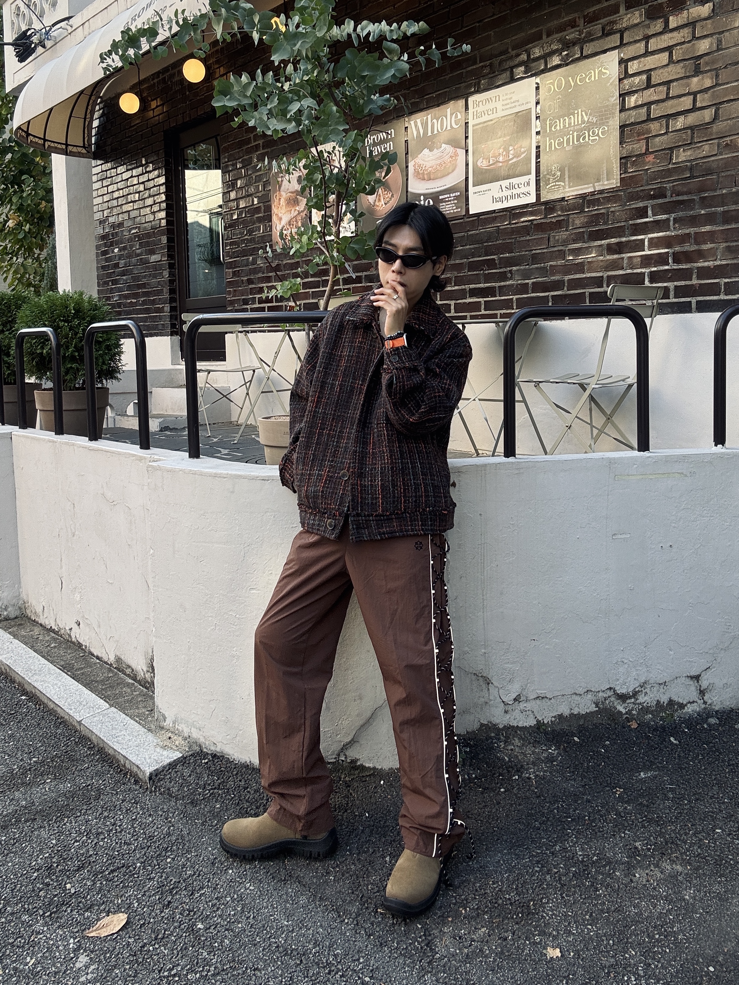 Tretorn Pitea Chelsea Boots Brown 착용 스타일 - 1