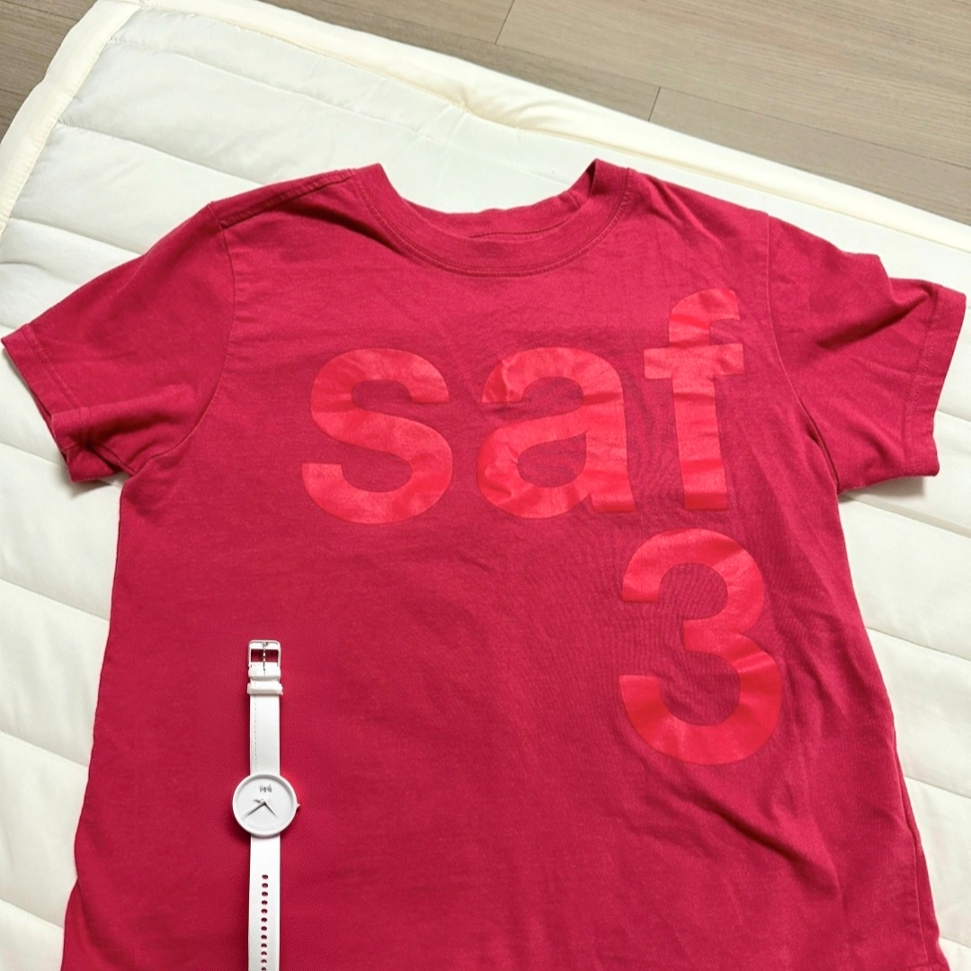 [KREAM 단독] Safarispot Basic Safari T-Shirt Red 착용 스타일