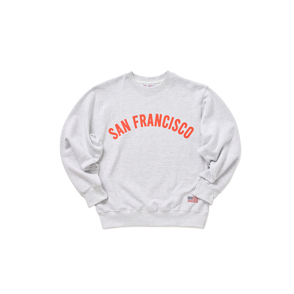 호텔세리토스 샌프란시스코 스웻셔츠 멜란지그레이