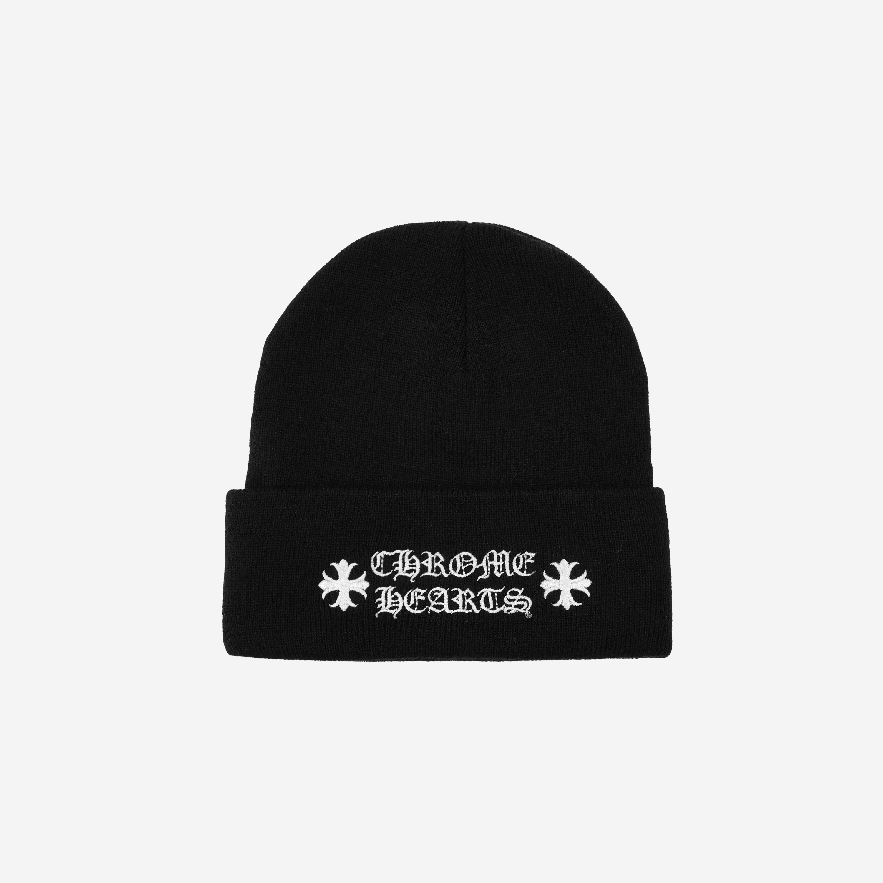Chrome Hearts Logo Beanie Black