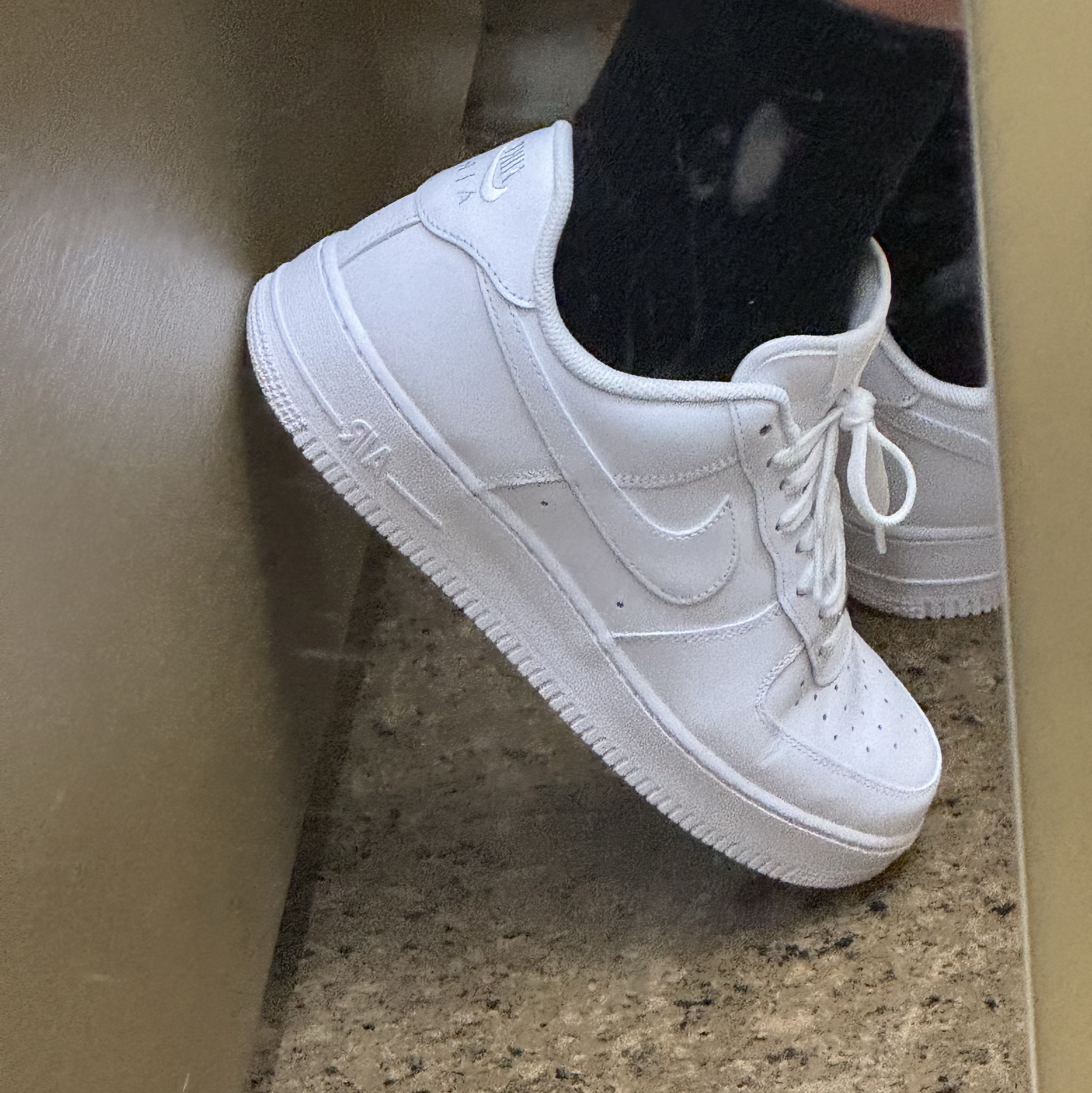 Nike Air Force 1 '07 Low White 착용 스타일