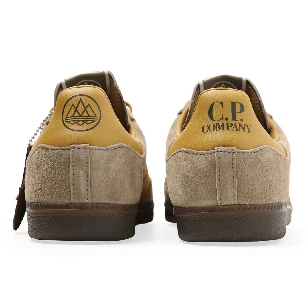 Adidas x C.P. Company Wimberly Spezial Tech Khaki Preloved Bronze, Adidas x C.P. Company SL 83 Spezial Dust Green Sand 착용 스타일 - 3