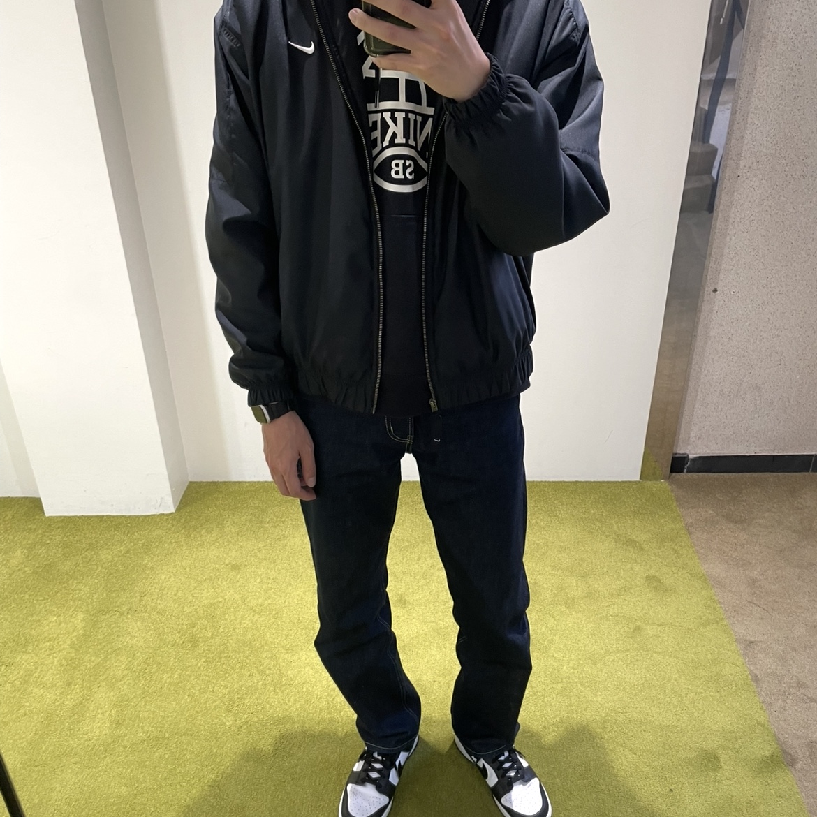 Nike Dunk Low Retro Black 착용 스타일