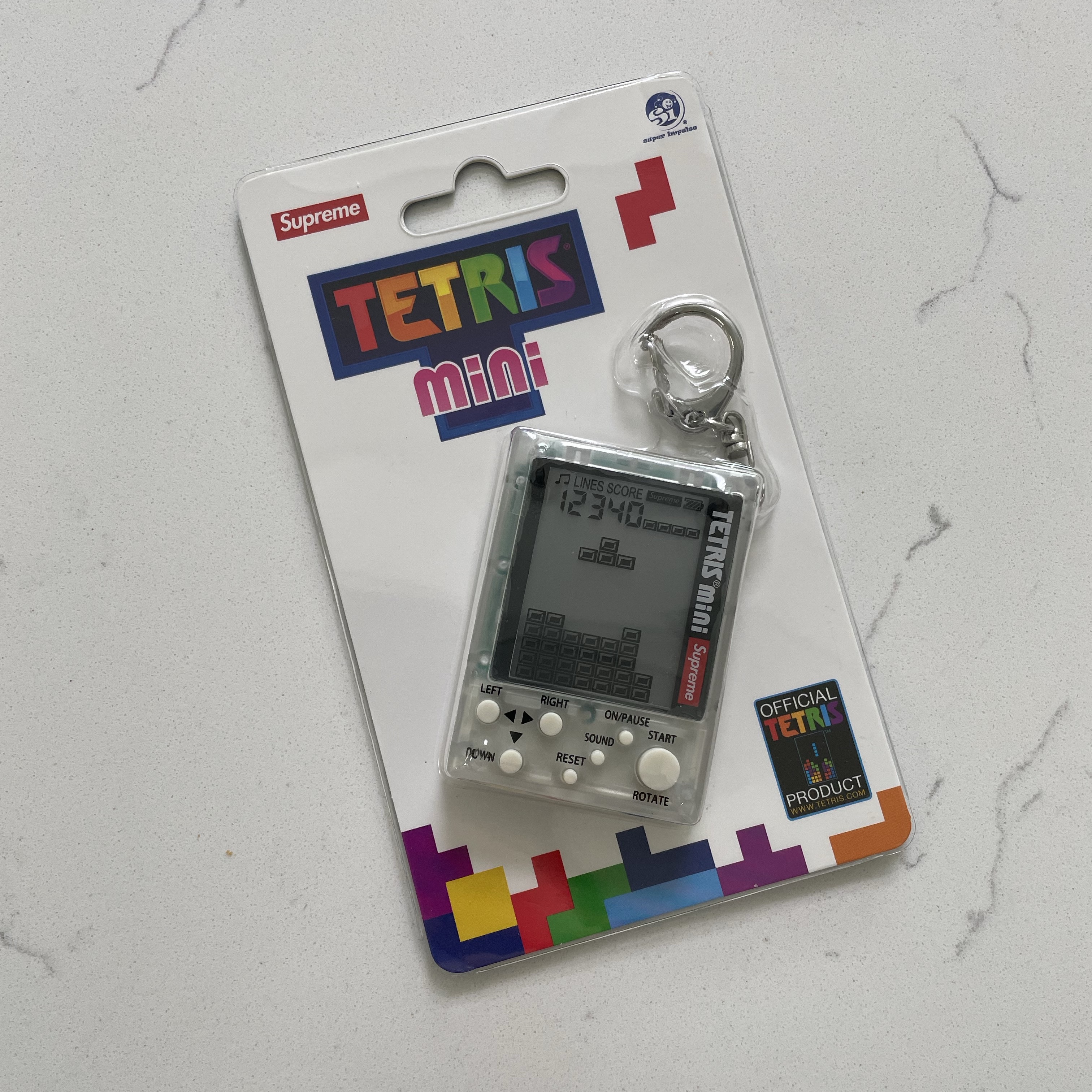 Supreme x Tetris Mini Clear - 24SS (Korean Ver.) 착용 스타일