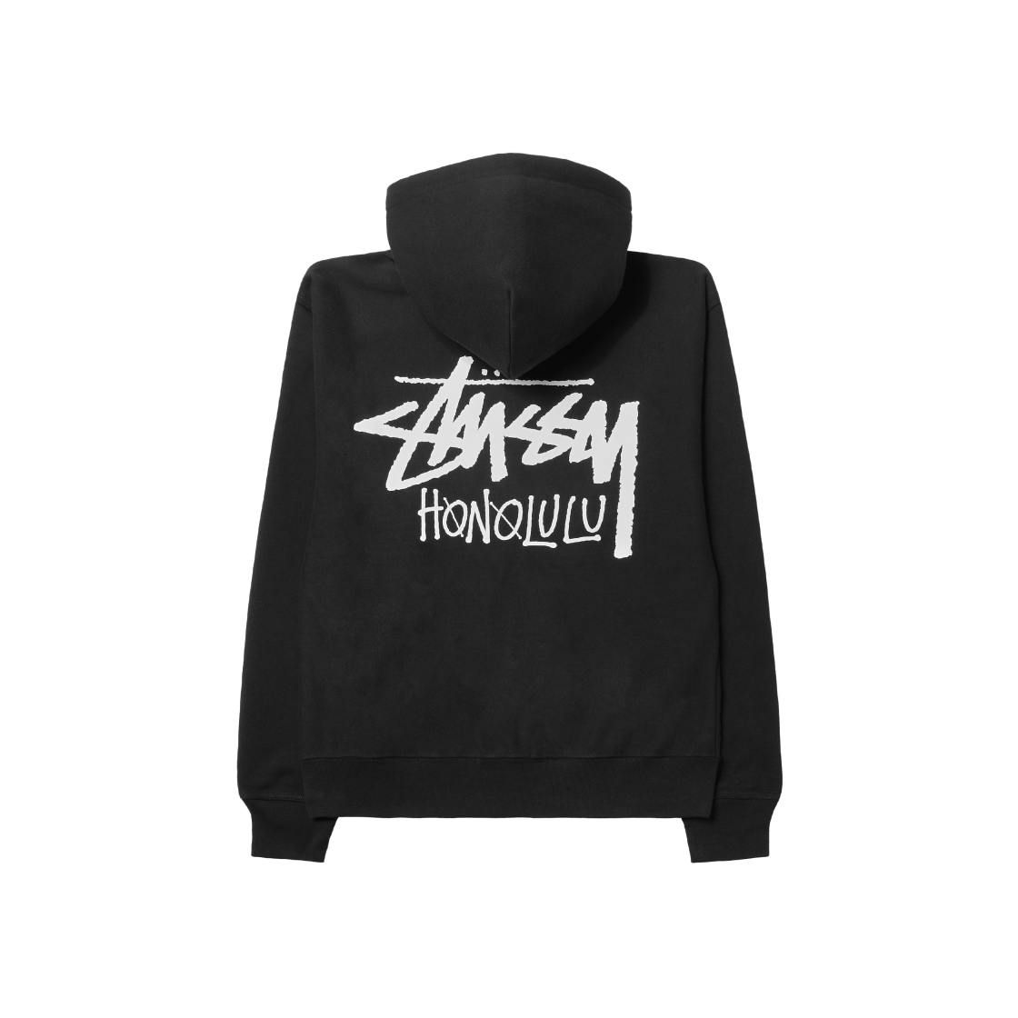 스투시 스탁 호놀룰루 집 후드 블랙 | Stussy | KREAM