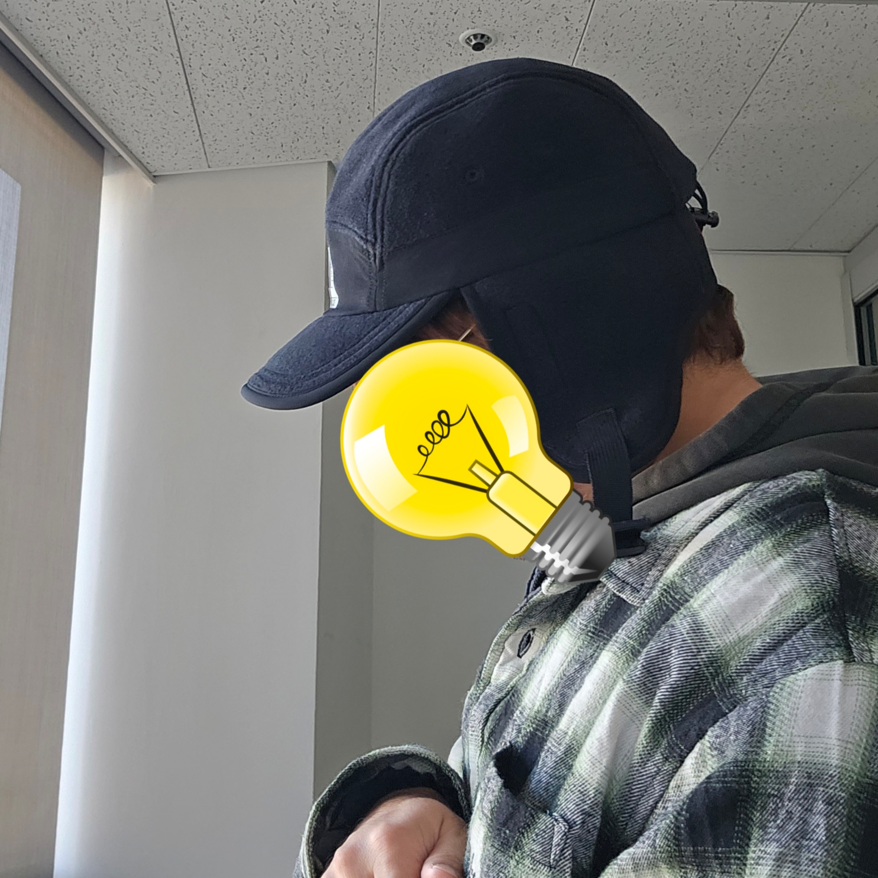 Palace Polartec Mask 5-Panel Black - 24FW 착용 스타일