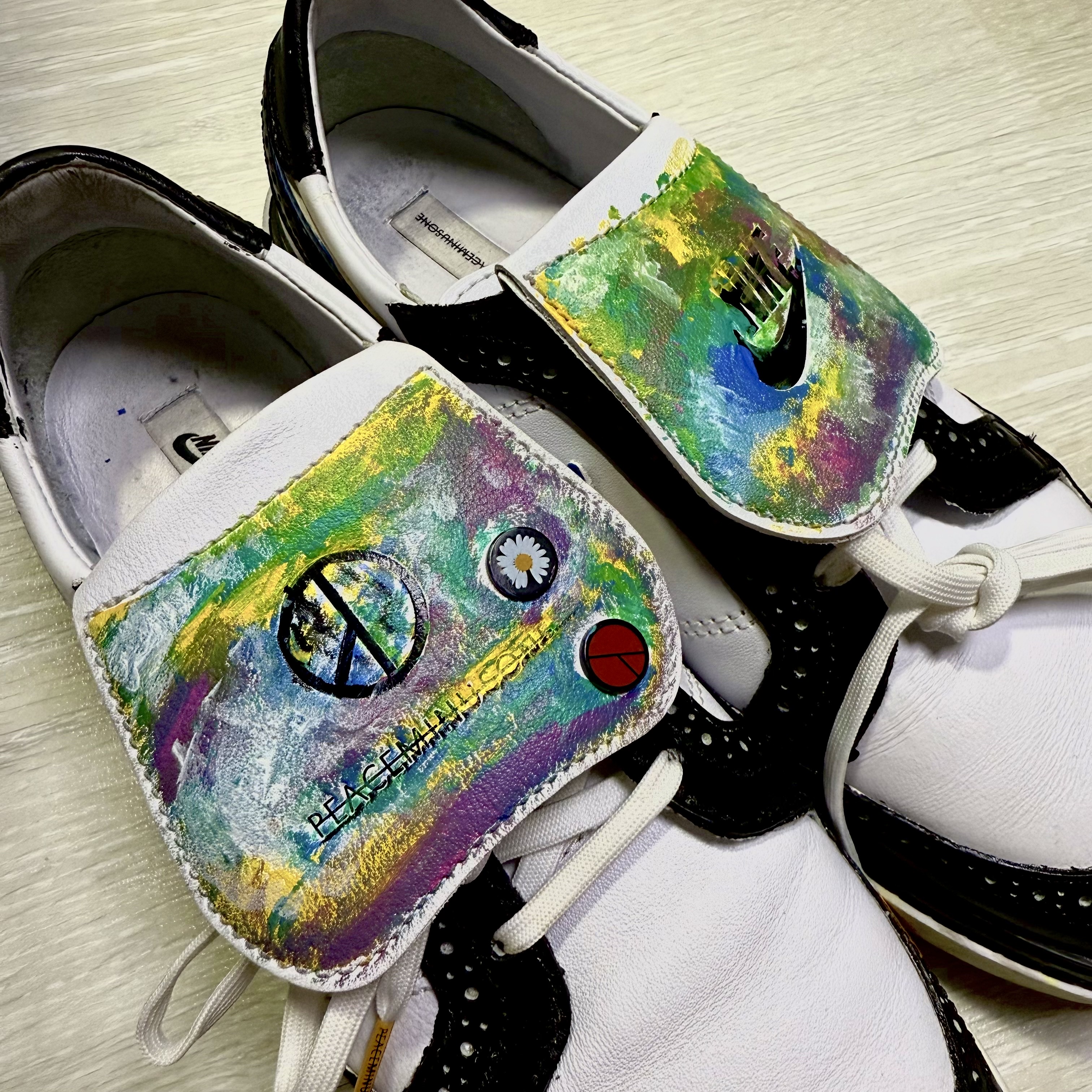 Nike x Peaceminusone Kwondo1 White 착용 스타일