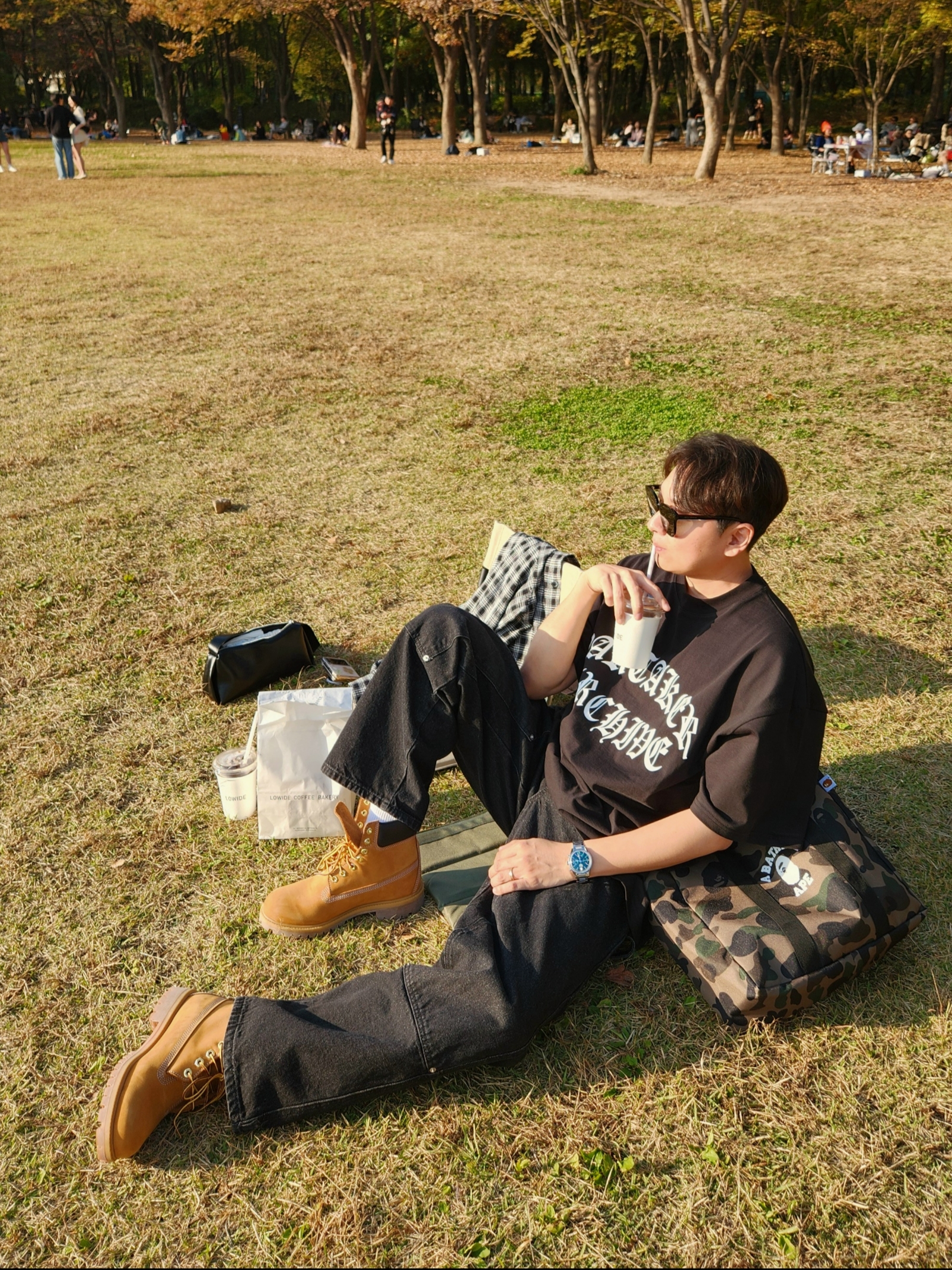 Timberland Premium 6 inch Waterproof Boot Wheat Nubuck - Wide 착용 스타일