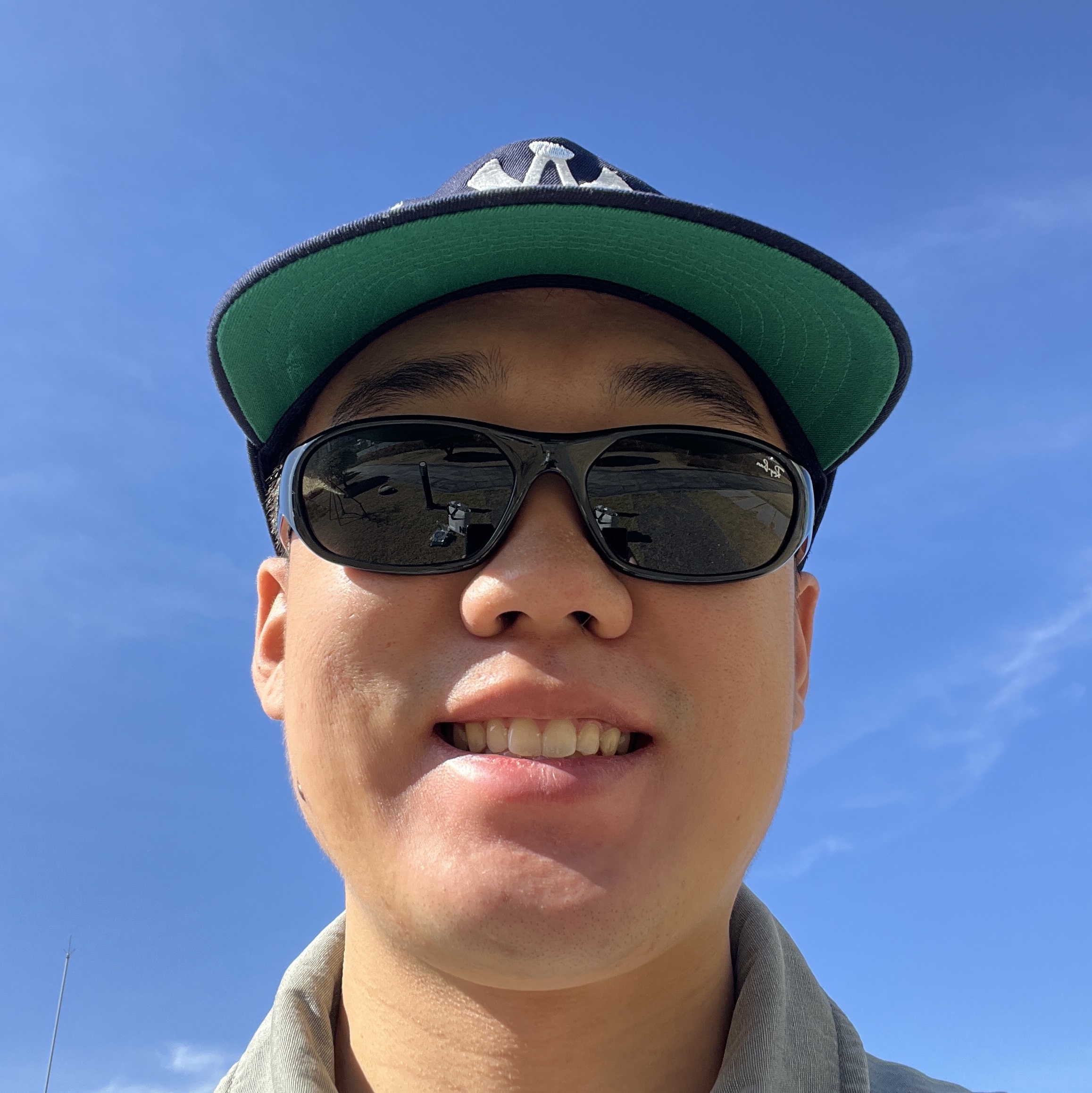 Ray-Ban DADDY-O II Polished Black Frame Green Classic G-15 Lenses 착용 스타일