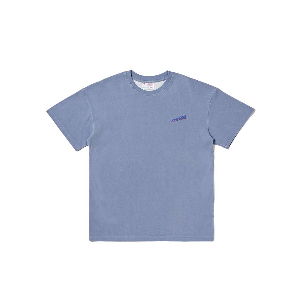 CMATS030U0 Hotel Cerritos Mini New York Washing T-Shirt OceanBlue