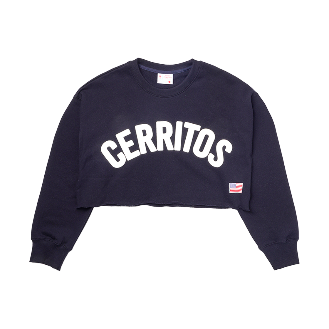 호텔세리토스 세리토스 크롭 스웻셔츠 네이비