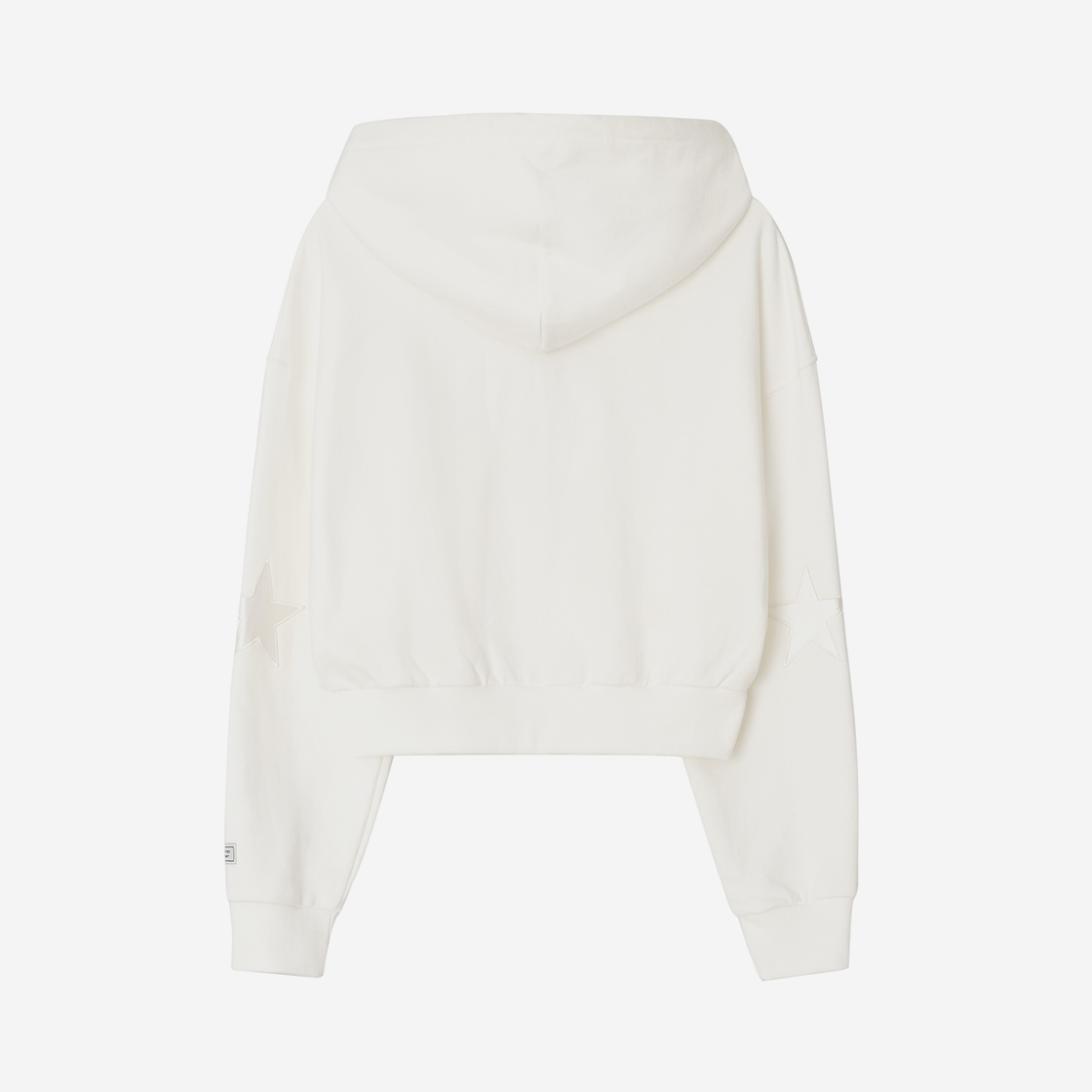 지지지 스타 아플리케 후드 집업 아이보리(zeezeezee Star Appliqué Hoodie Ivory) - 2