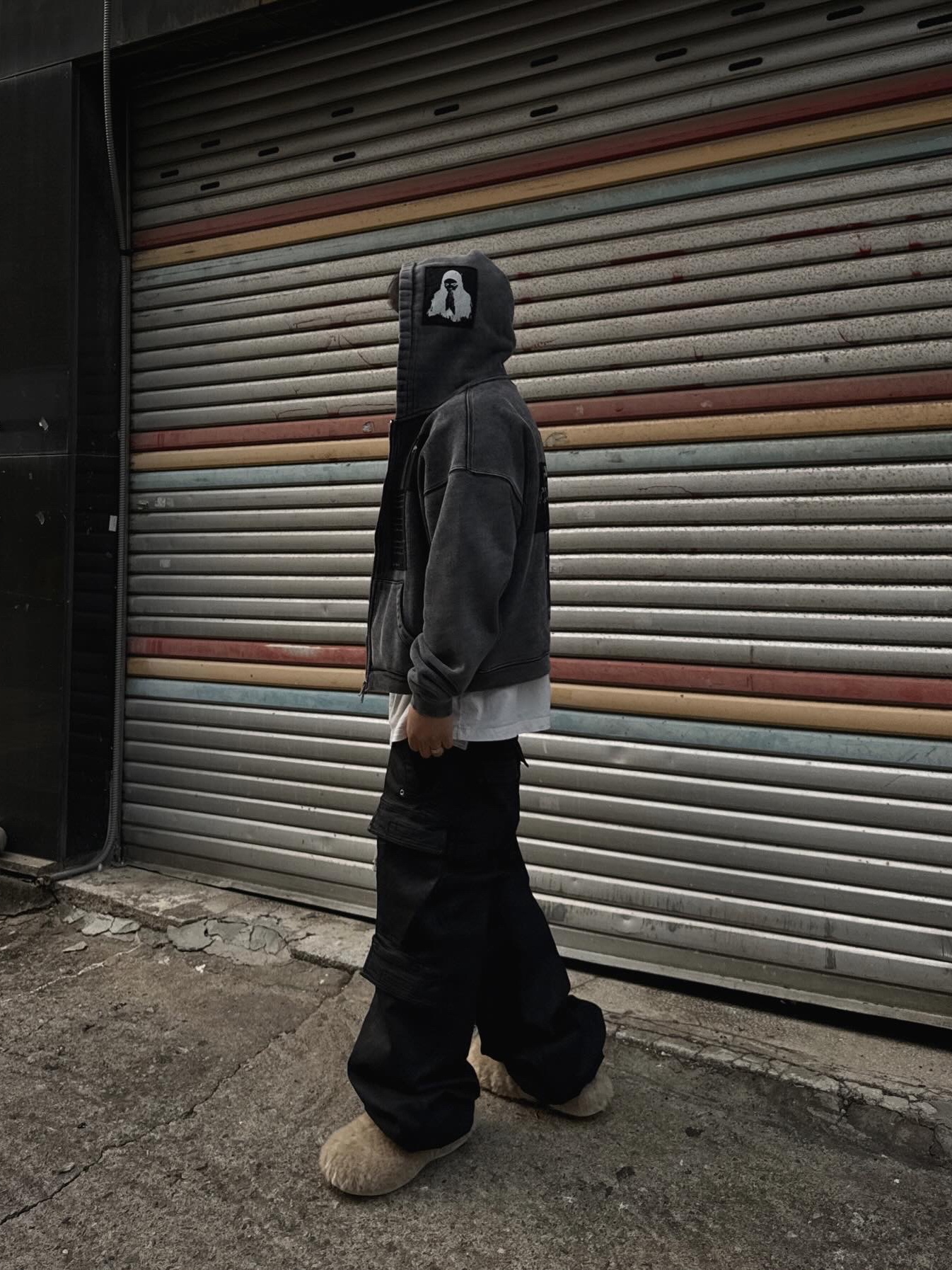Rick Owens Drkshdw Double Cargo Jumbo Belas Pants Black 착용 스타일