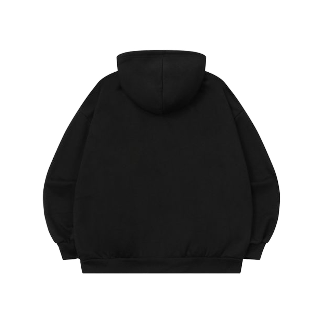 무센트 하트 레터링 후드 티 블랙(MUCENT Heart Lettering Hood T Black) - 2