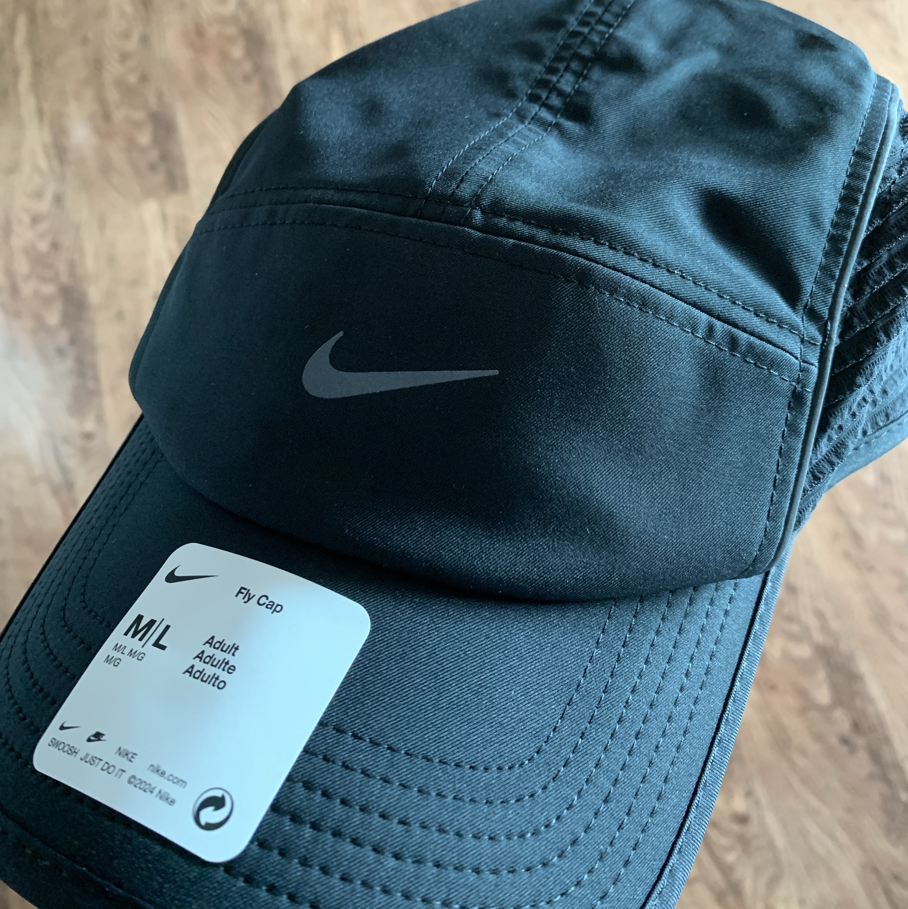 Nike Dri-Fit ADV Fly Unstructured AeroBill AeroAdapt Cap Black 착용 스타일
