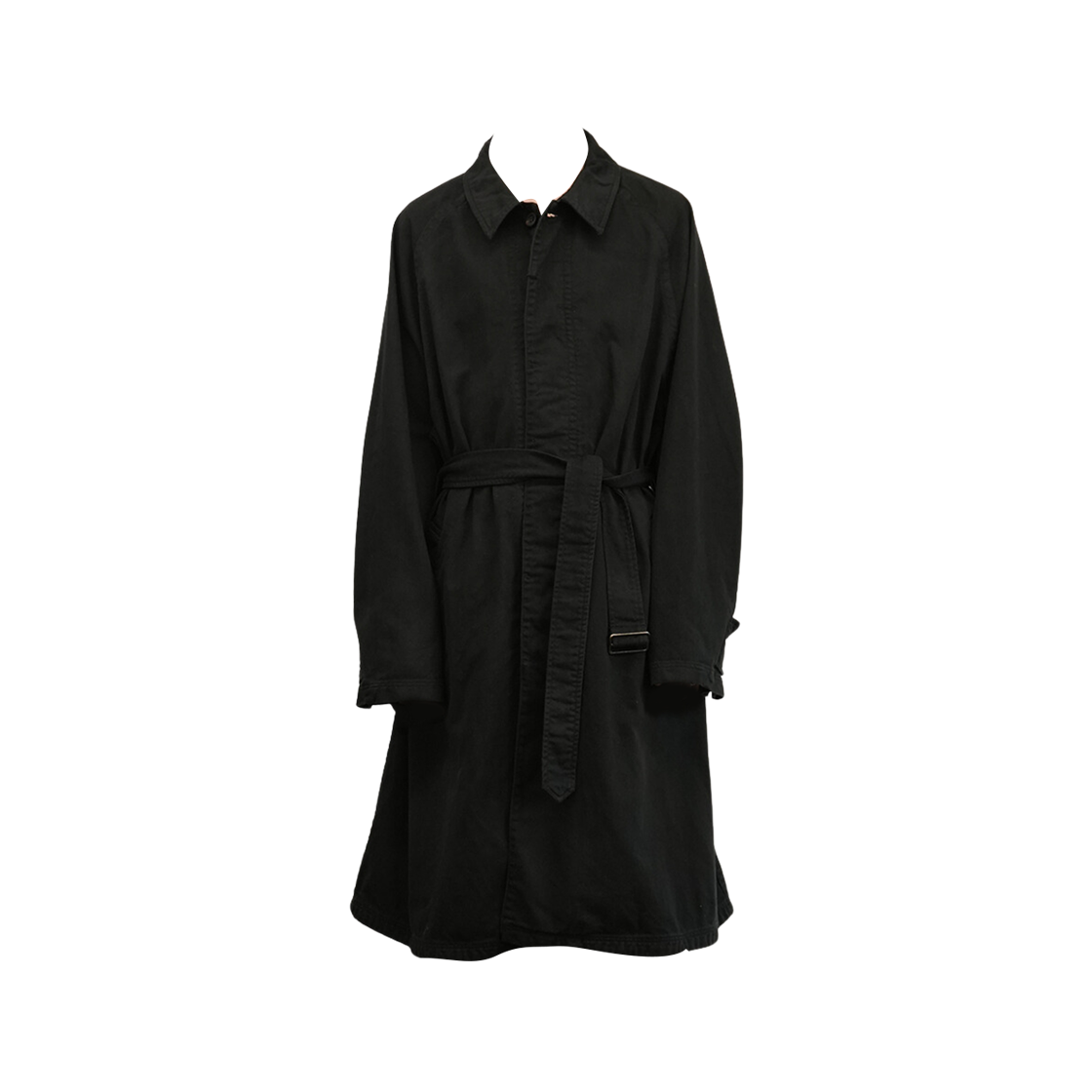 ANCELLM DRILL BALMACAAN COAT BLACK 2