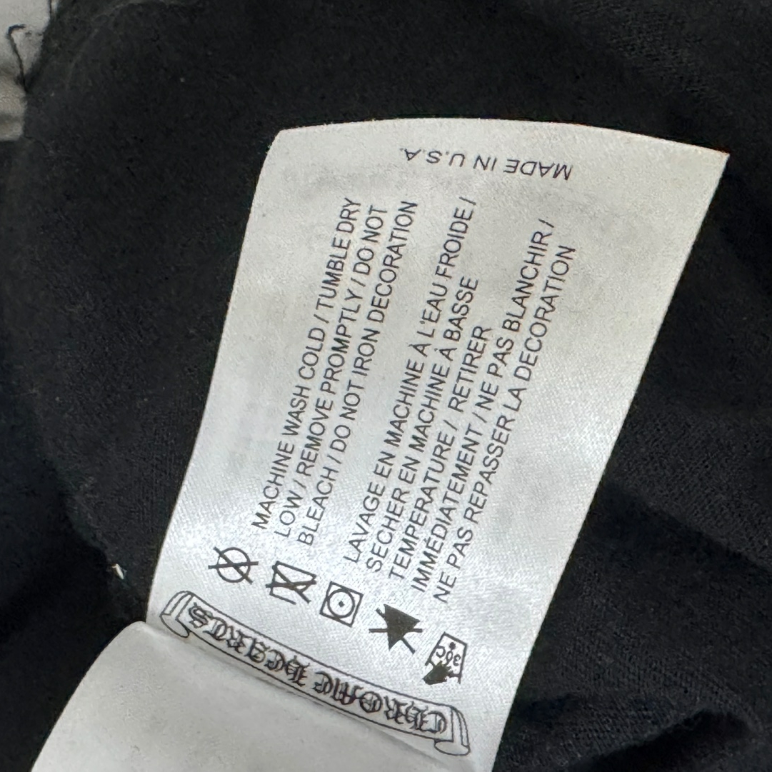 Chrome Hearts American Flag Dagger LS T-Shirt Black 착용 스타일 - 8