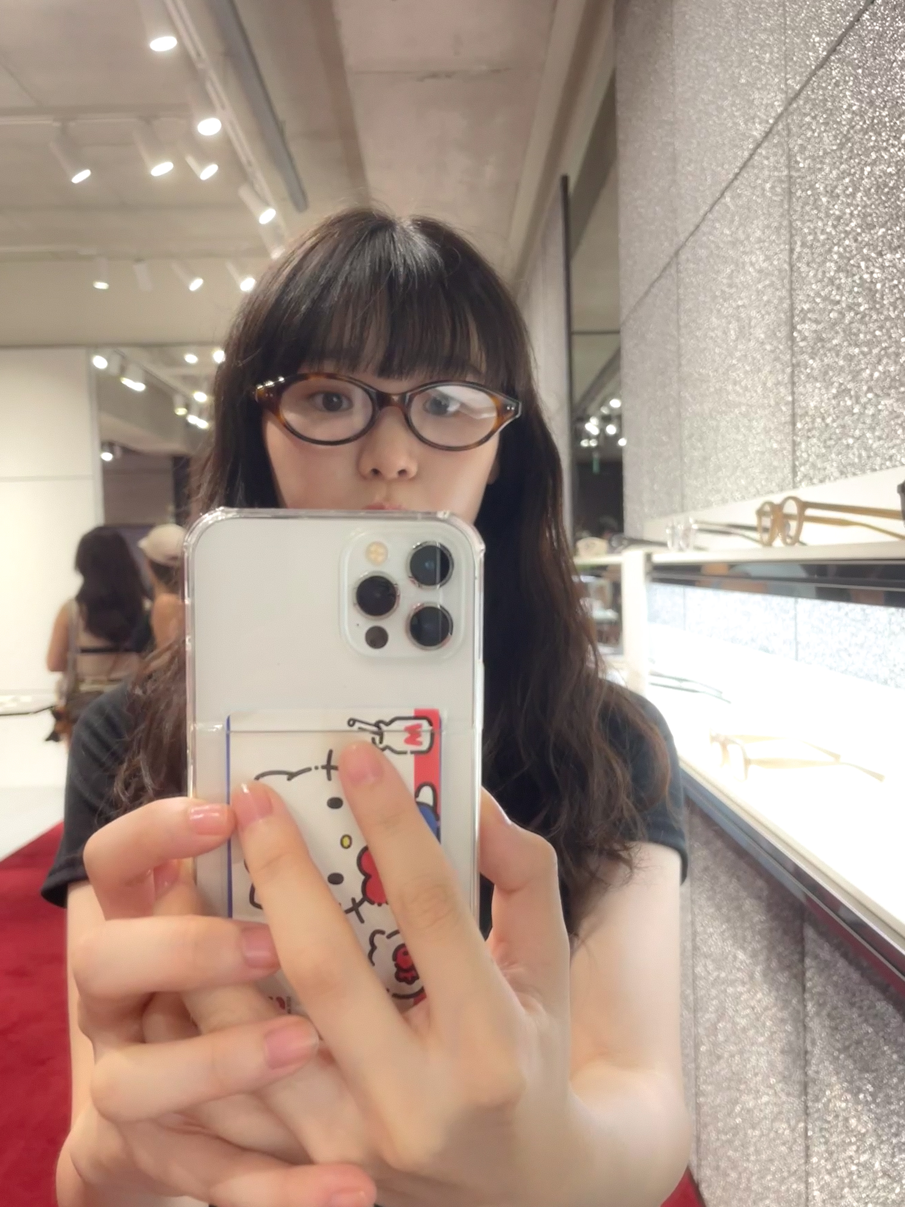 Gentle Monster x Maison Margiela MM111 Tortoiseshell Clear, Riize Valentines Dayze 10cm Doll Keyring Sohee 착용 스타일 - 1