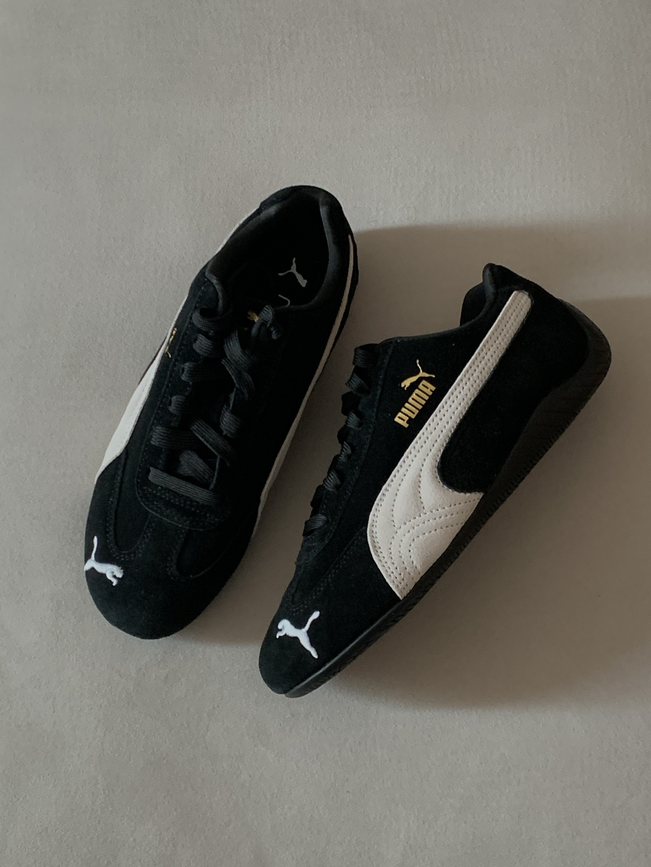 Puma Speedcat OG Black White 착용 스타일