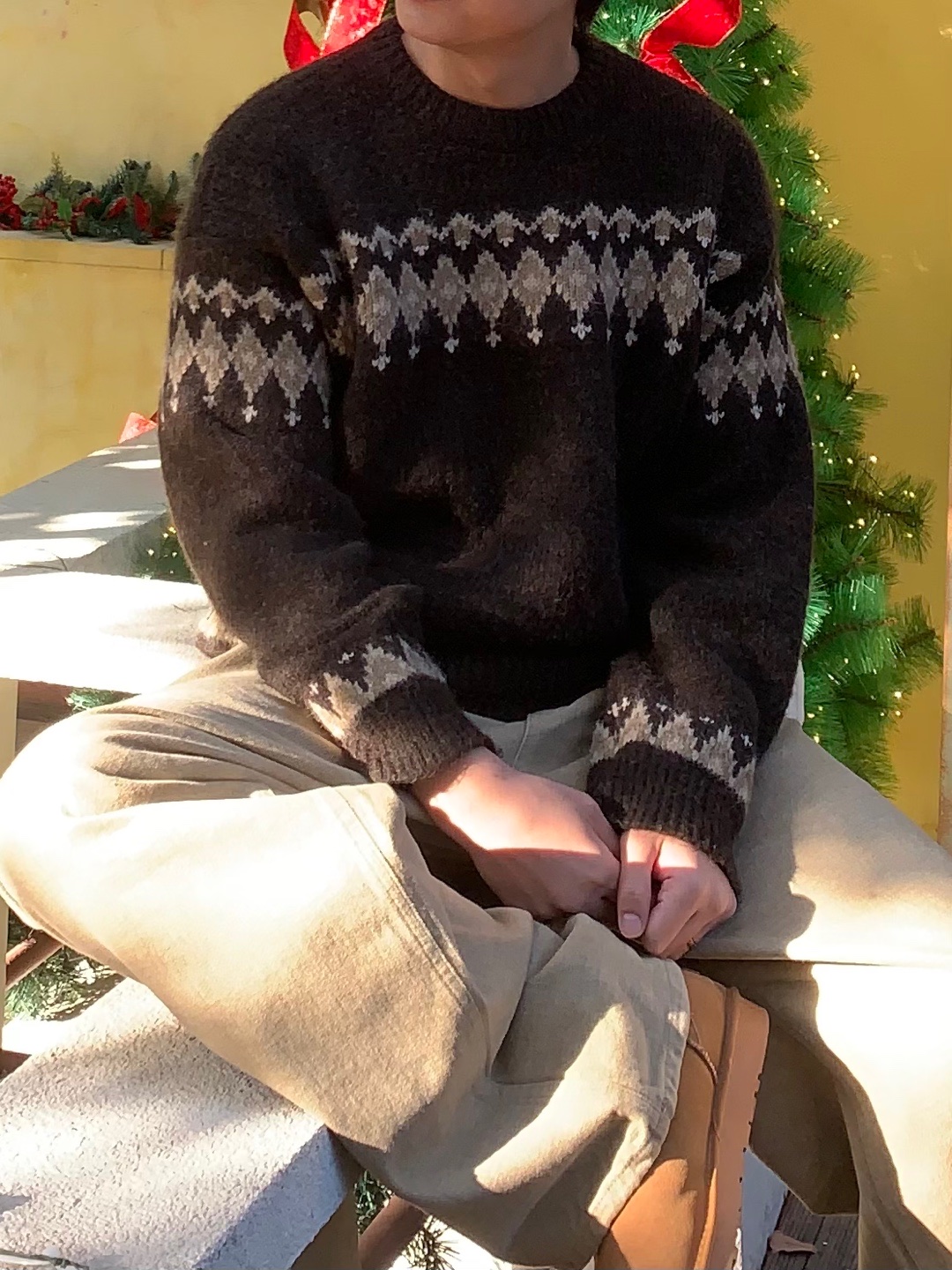 UGG Tasman Slipper Chestnut 착용 스타일 - 4