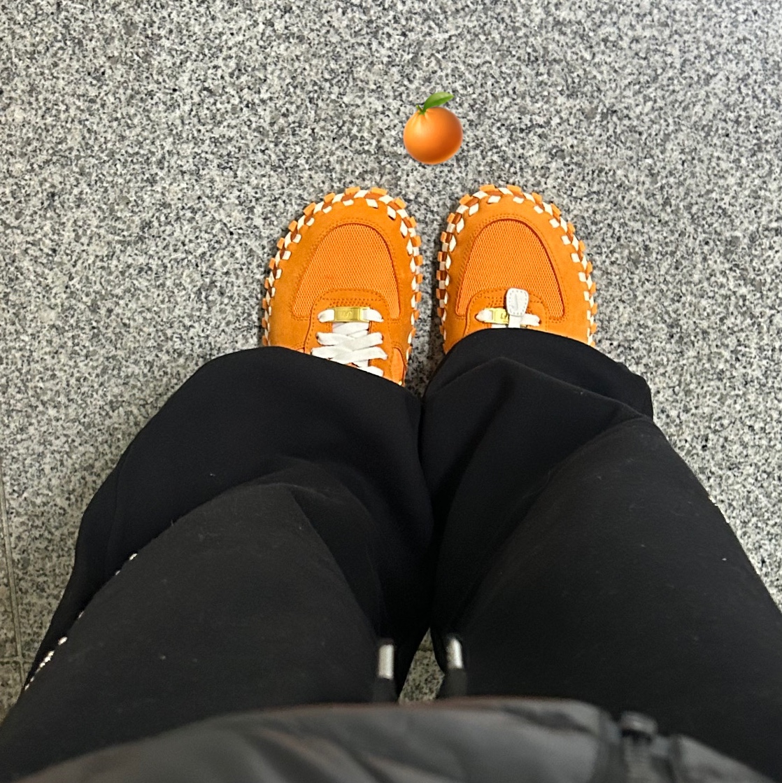 Nike x Jacquemus J Force 1 Low LX SP Orange 착용 스타일