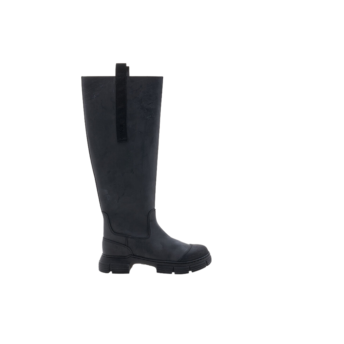 S1527-099 (W) Ganni Rain Long Boots Black