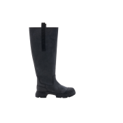 (W) Ganni Rain Long Boots Black